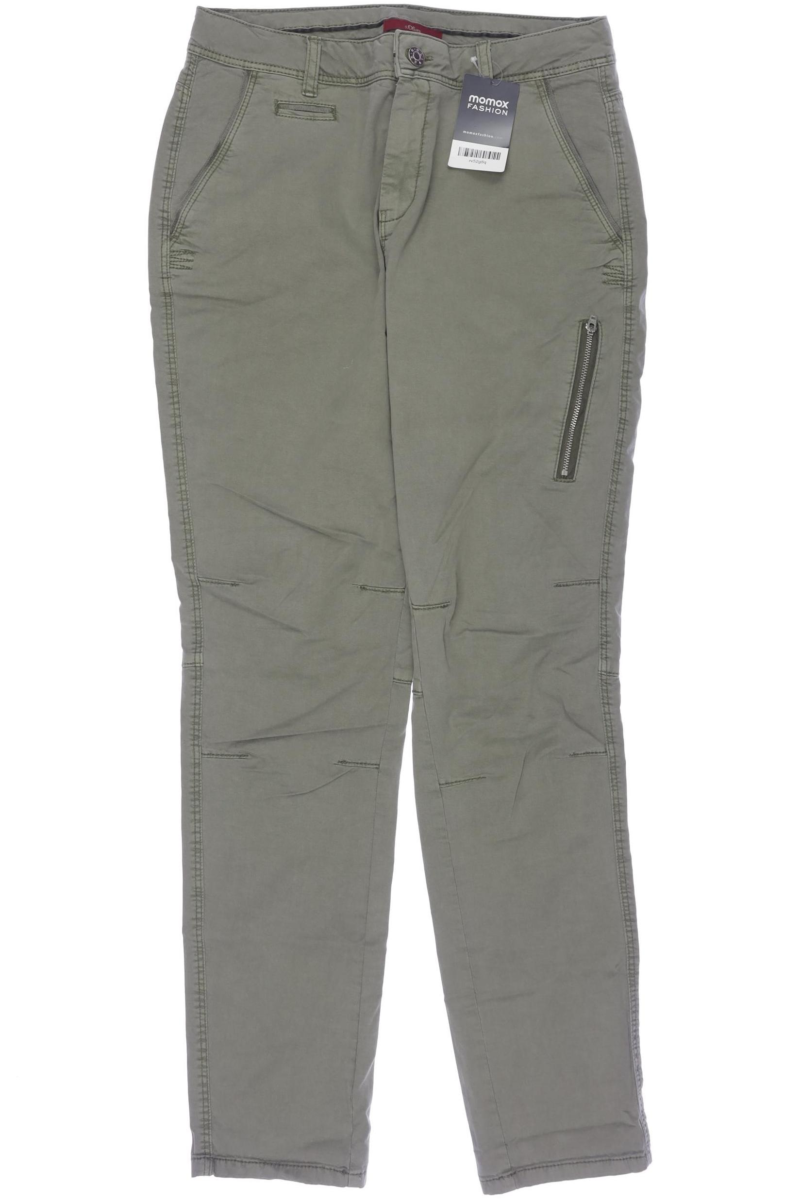 

s.Oliver Damen Stoffhose, grün, Gr. 38