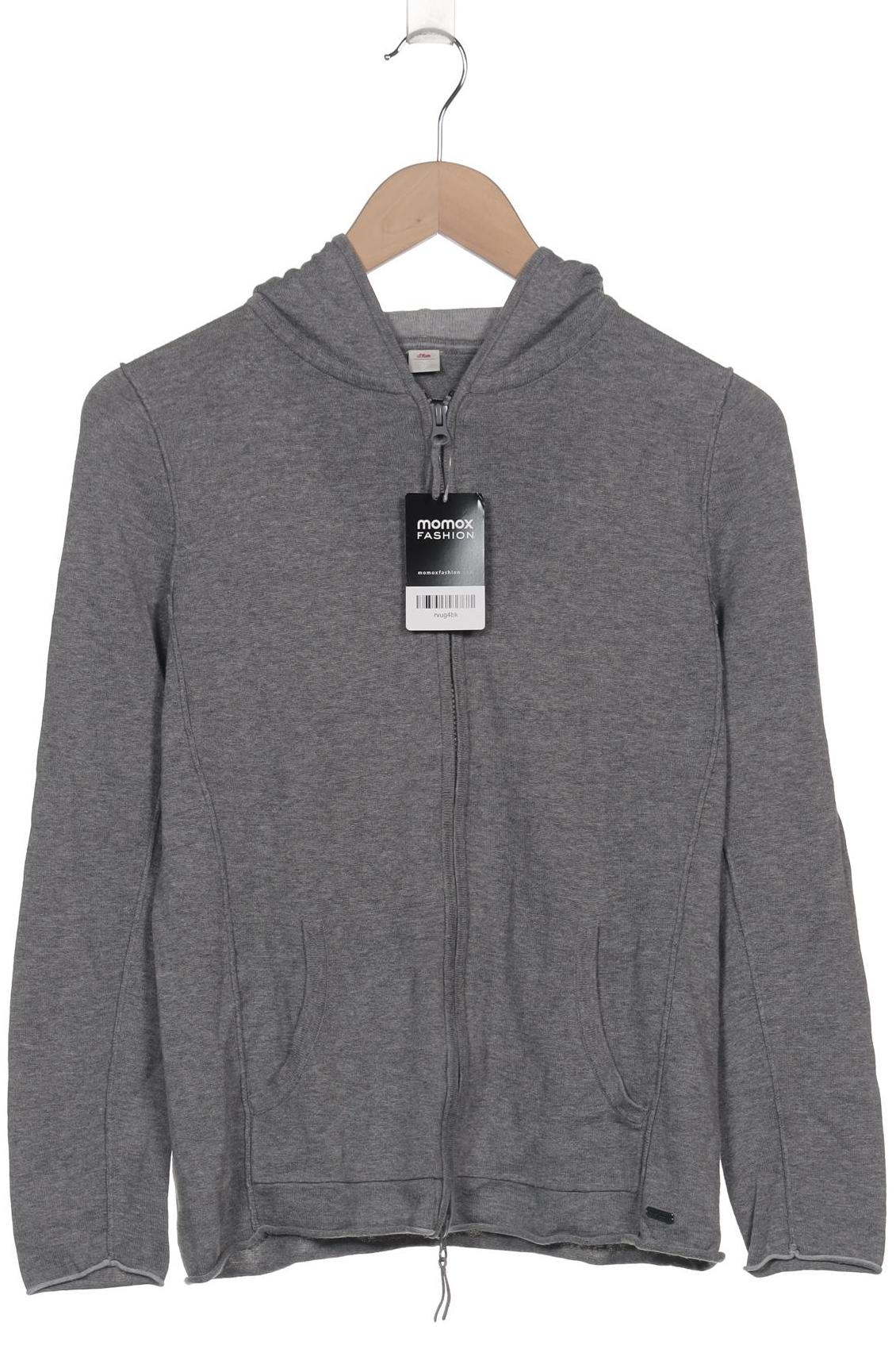 

s.Oliver Damen Kapuzenpullover, grau, Gr. 38