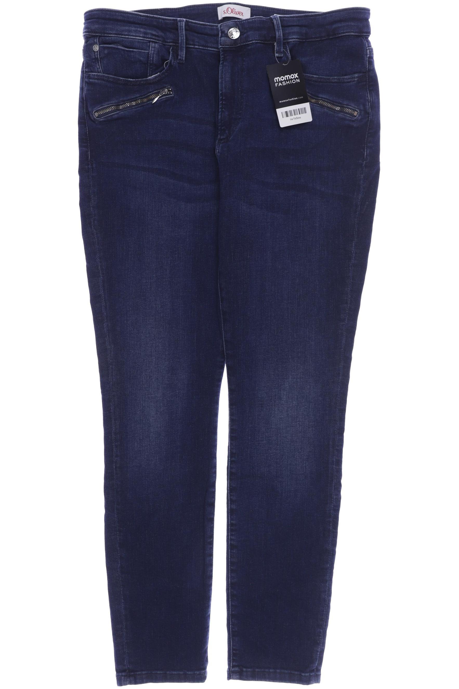 

s.Oliver Damen Jeans, marineblau