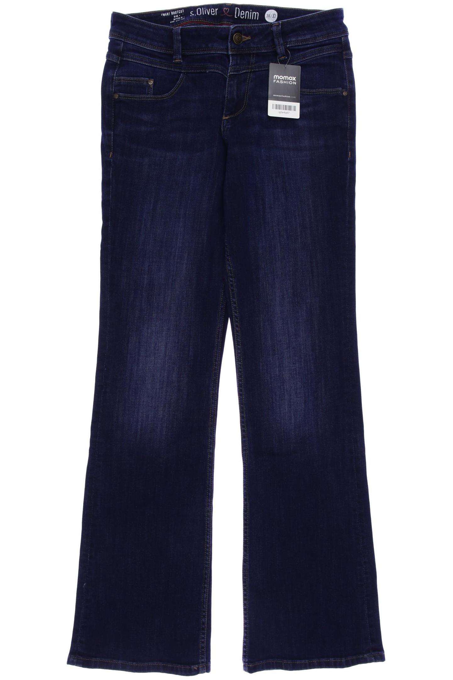 

s.Oliver Damen Jeans, marineblau