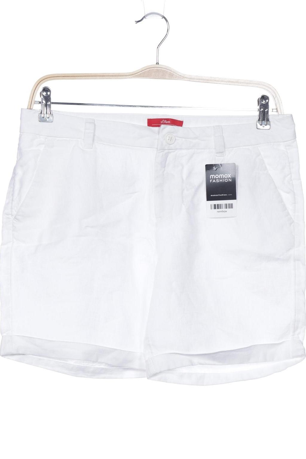 

s.Oliver Damen Stoffhose, weiß, Gr. 33