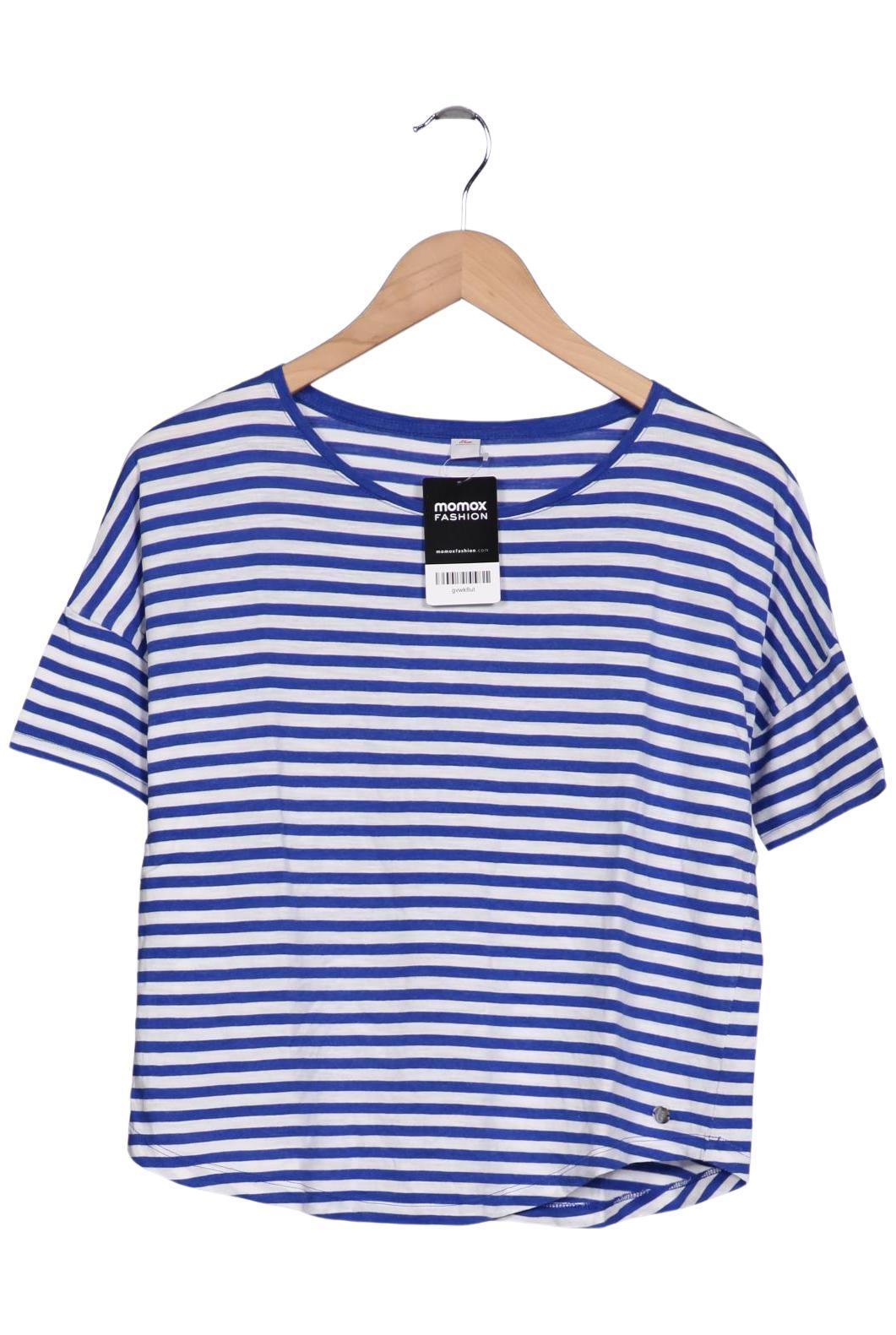 

s.Oliver Damen T-Shirt, blau, Gr. 38