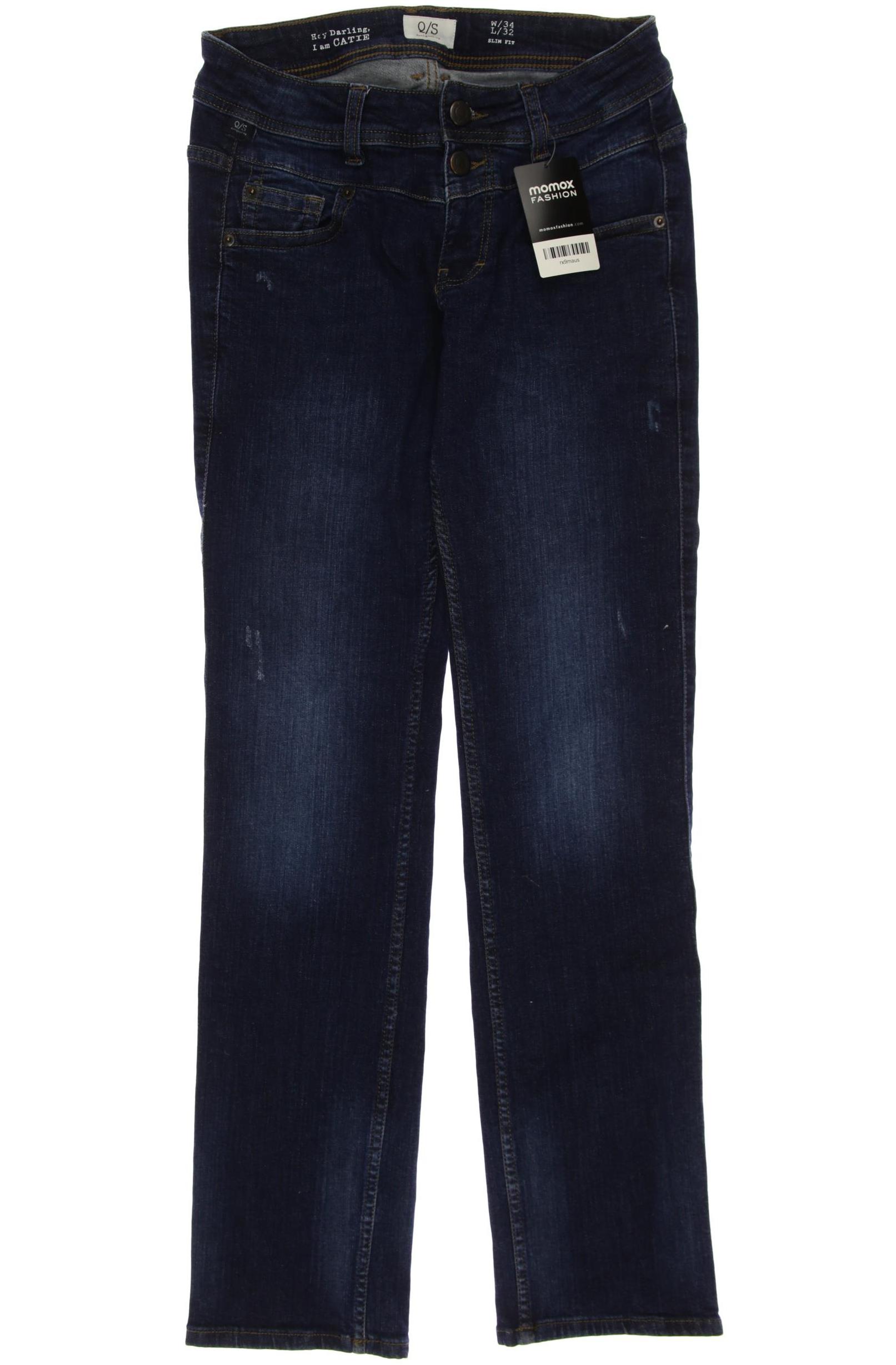 

s.Oliver Damen Jeans, marineblau