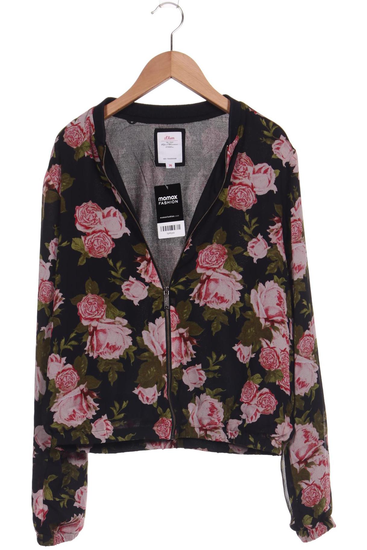 

s.Oliver Damen Jacke, schwarz, Gr. 36