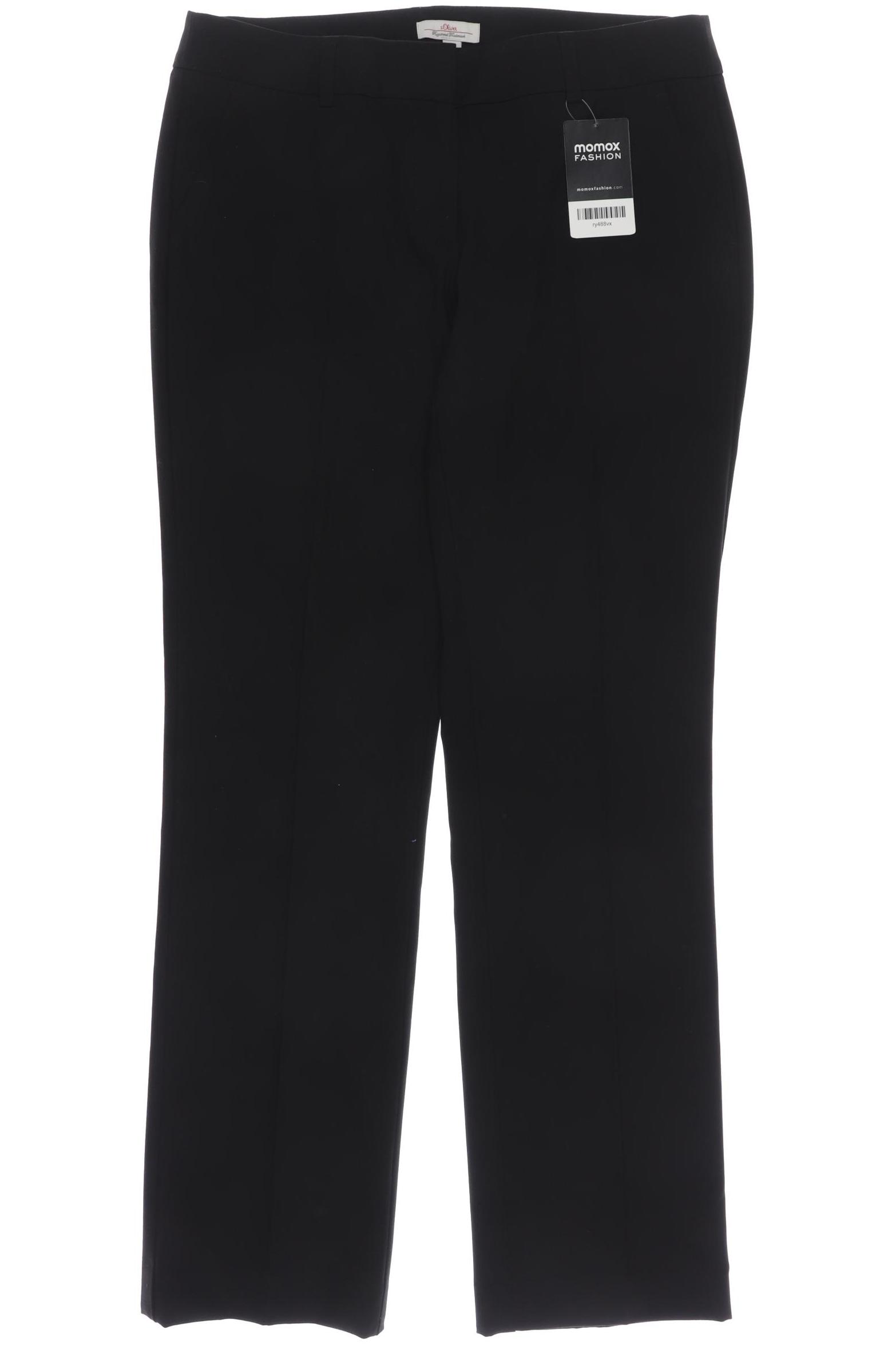 

s.Oliver Damen Stoffhose, schwarz, Gr. 38