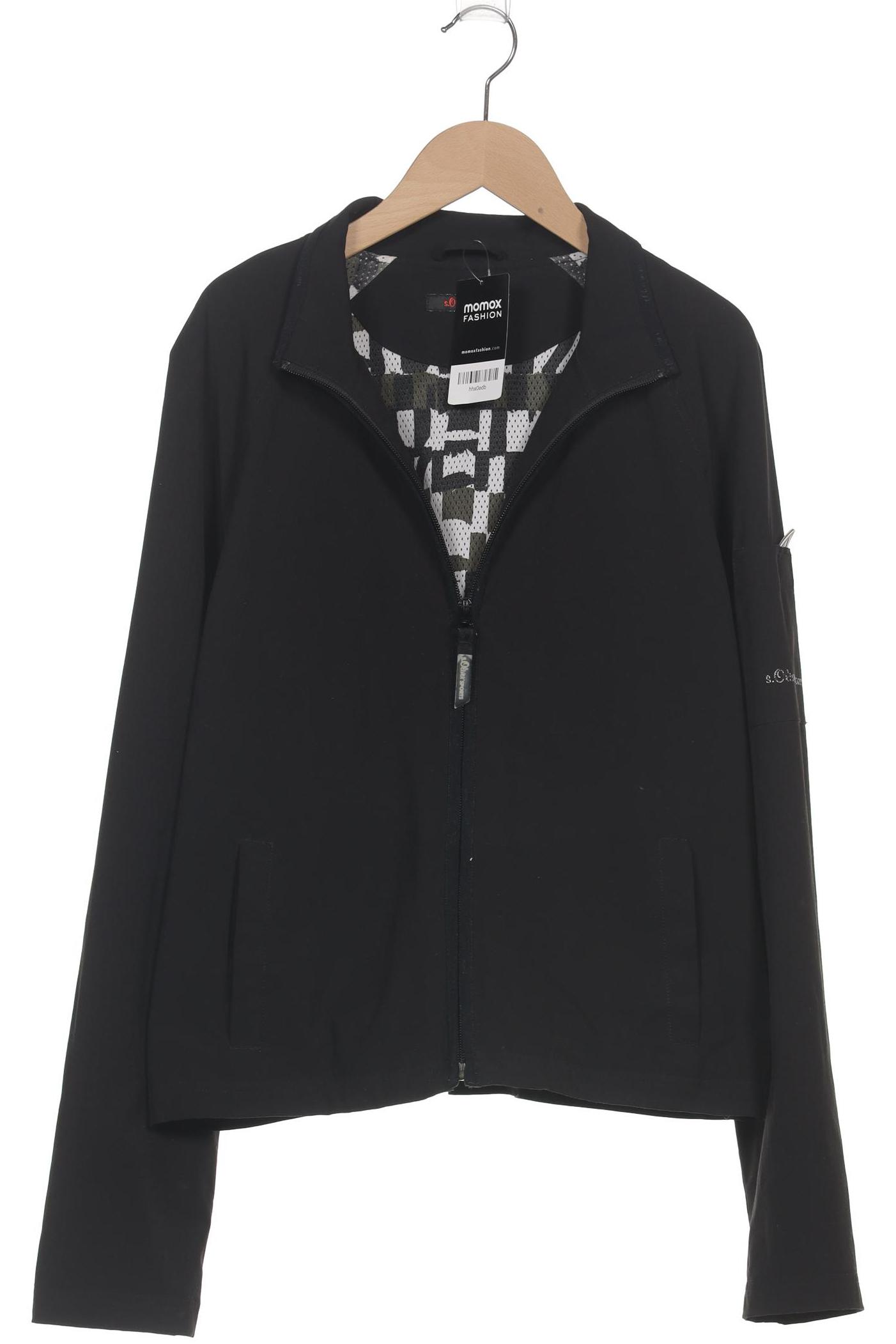 

s.Oliver Damen Jacke, schwarz, Gr. 42