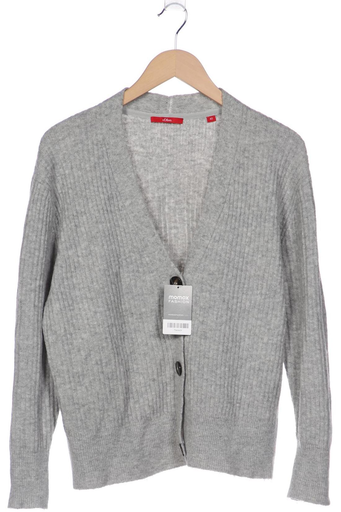 

s.Oliver Damen Strickjacke, grau