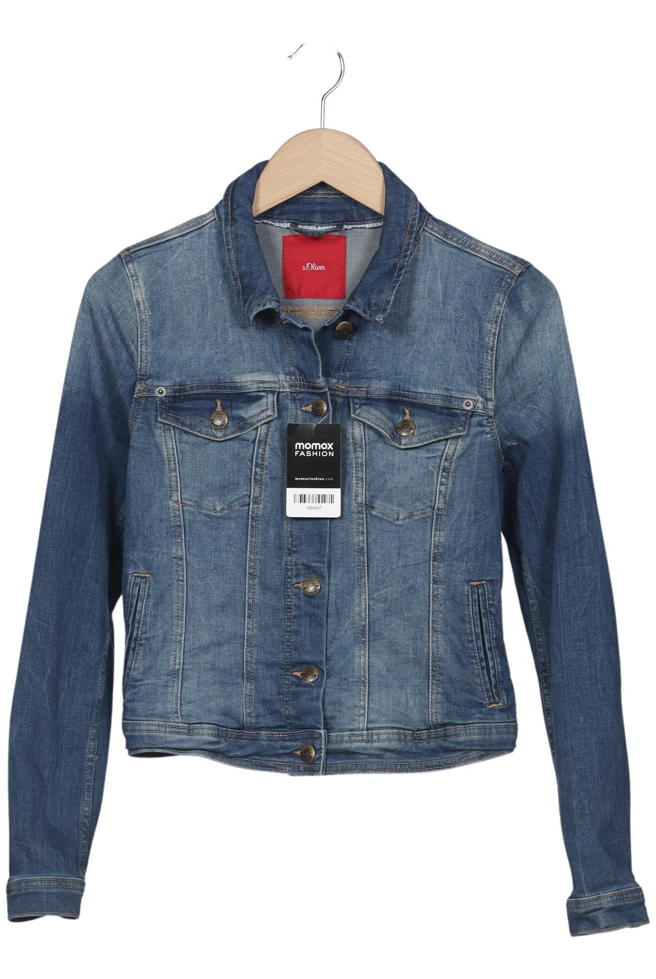 

s.Oliver Damen Jacke, blau, Gr. 34