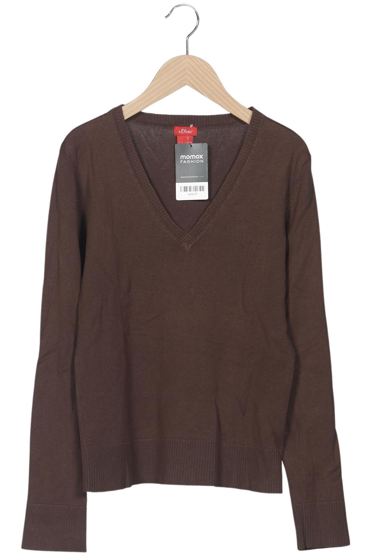 

s.Oliver Damen Pullover, braun, Gr. 40
