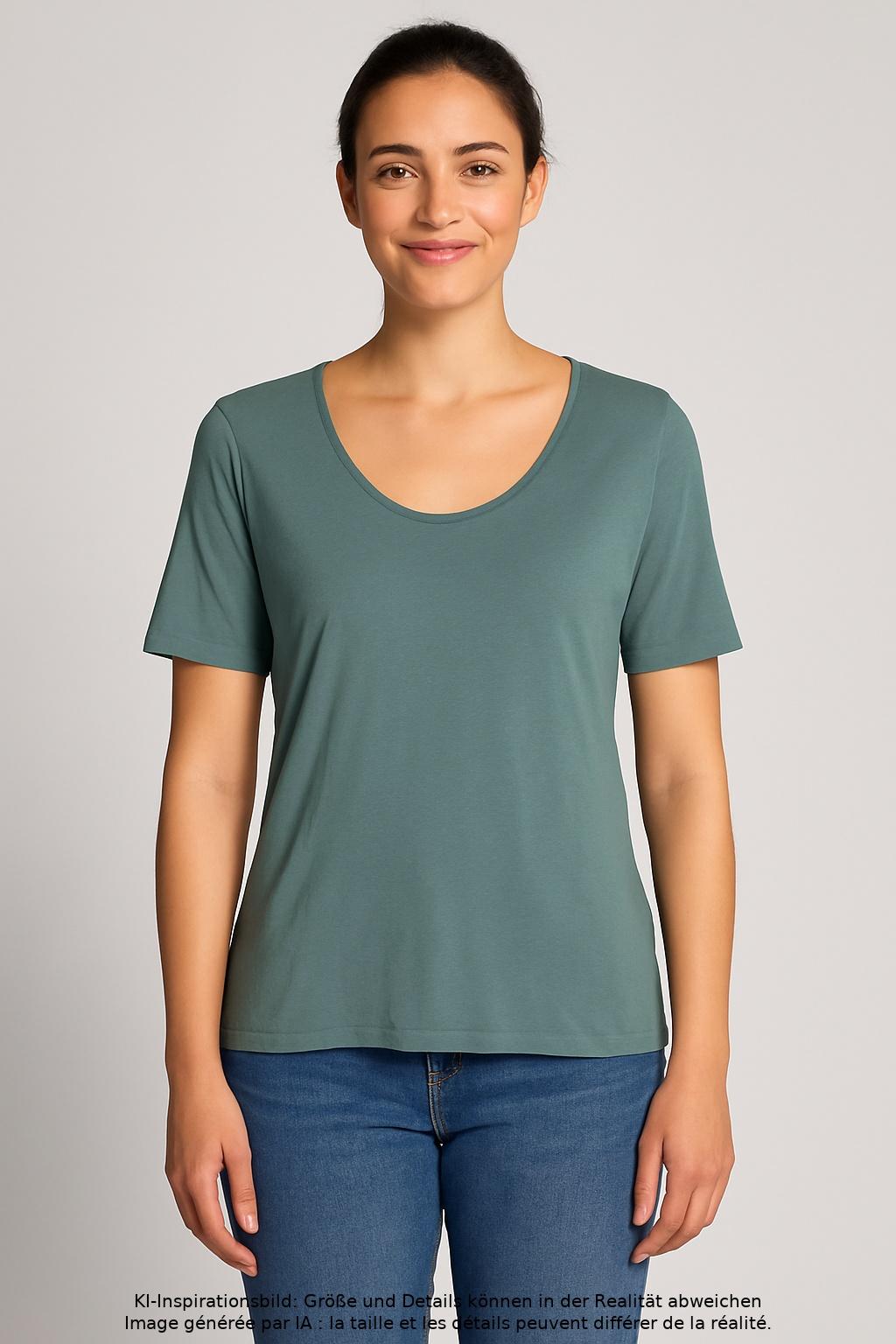 

s.Oliver Damen T-Shirt, türkis, Gr. 42