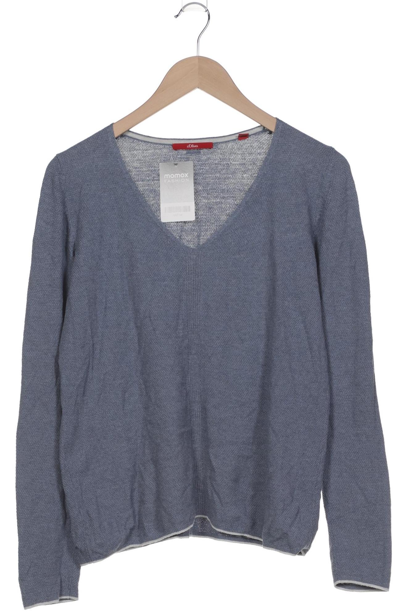 

s.Oliver Damen Pullover, blau, Gr. 36