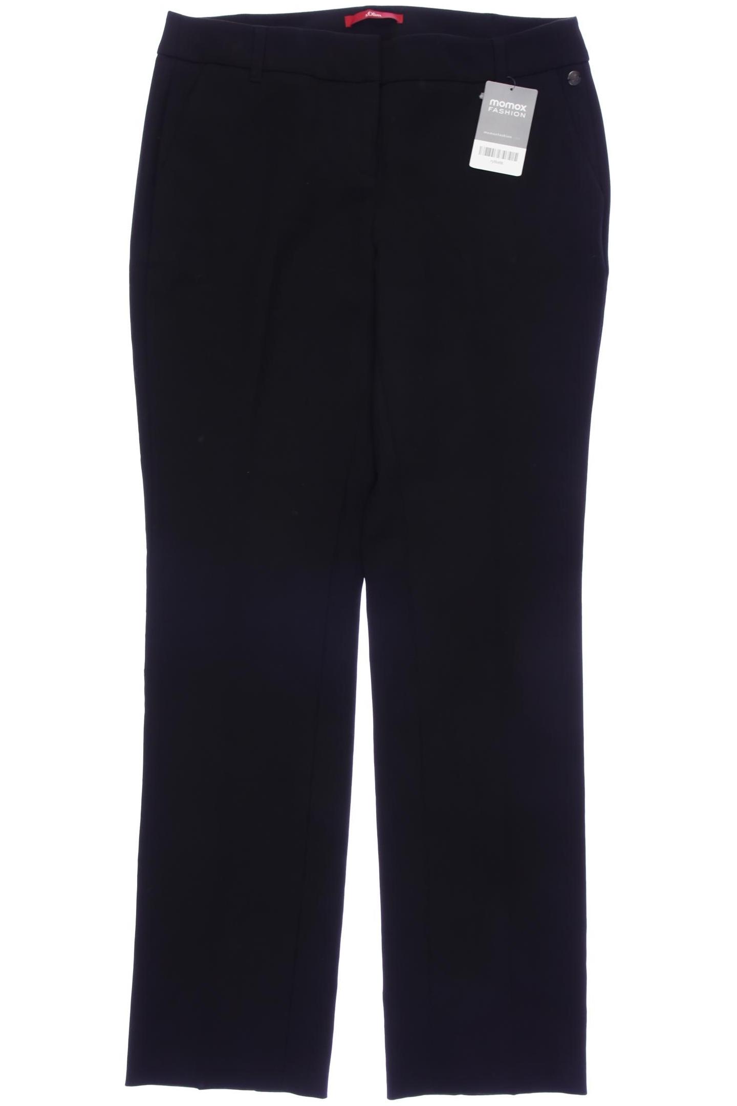 

s.Oliver Damen Stoffhose, schwarz, Gr. 38