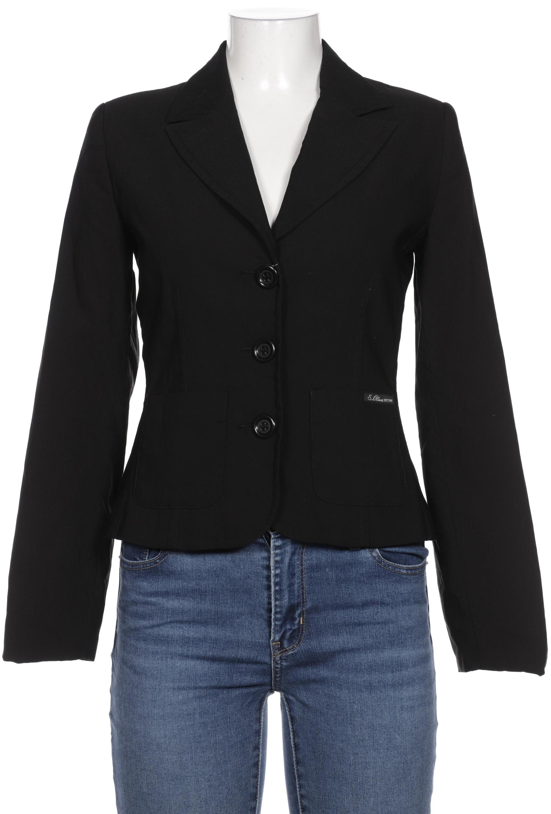

s.Oliver Damen Blazer, schwarz