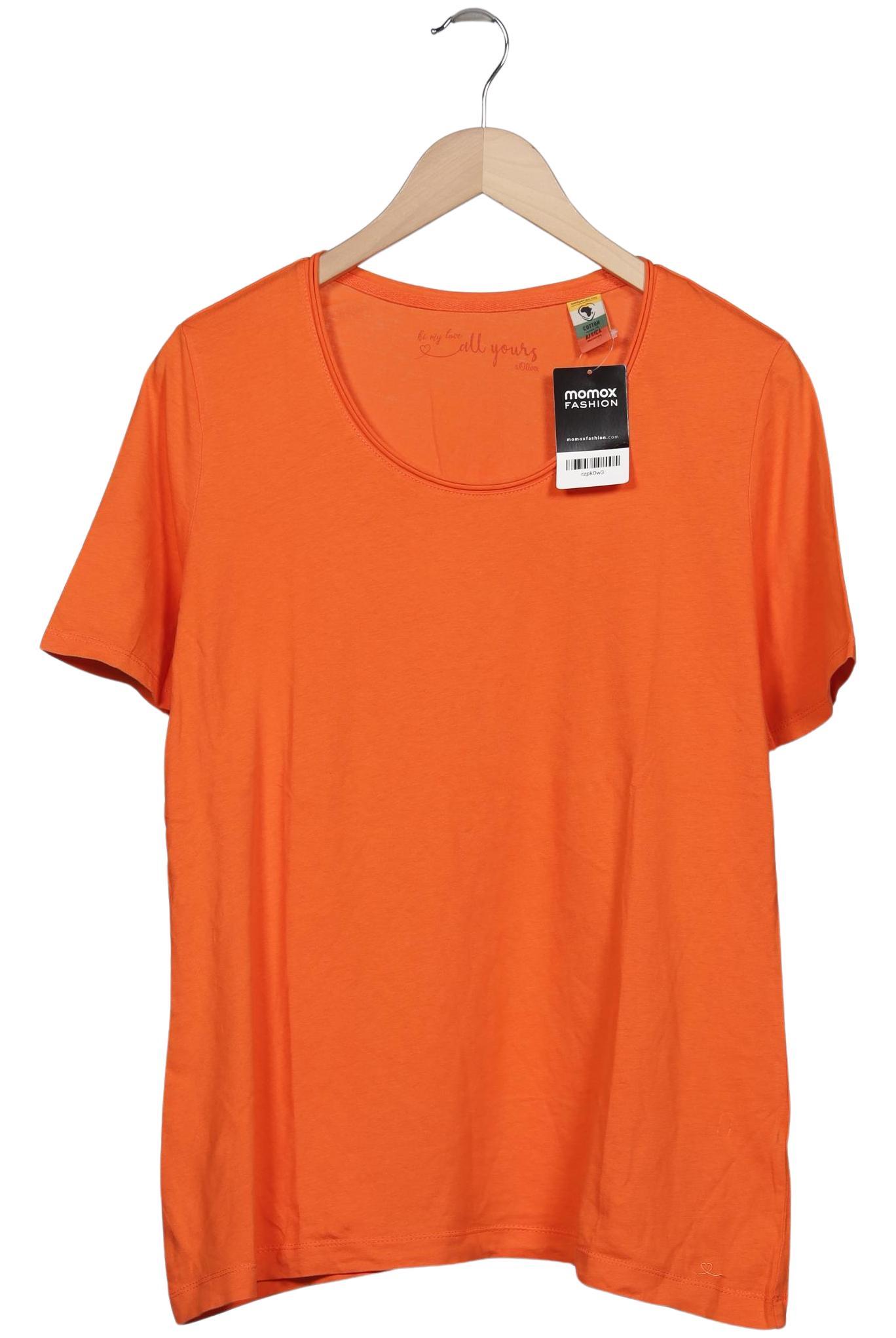 

s.Oliver Damen T-Shirt, orange, Gr. 42