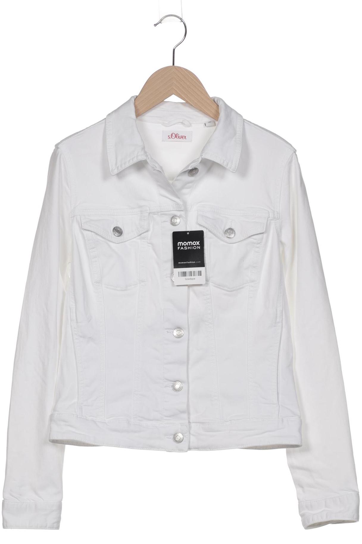 

s.Oliver Damen Jacke, weiß, Gr. 36