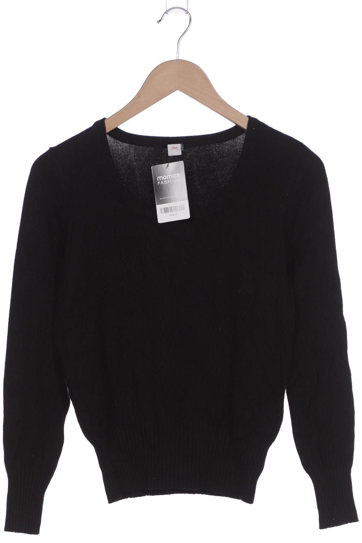 

s.Oliver Damen Pullover, schwarz, Gr. 40