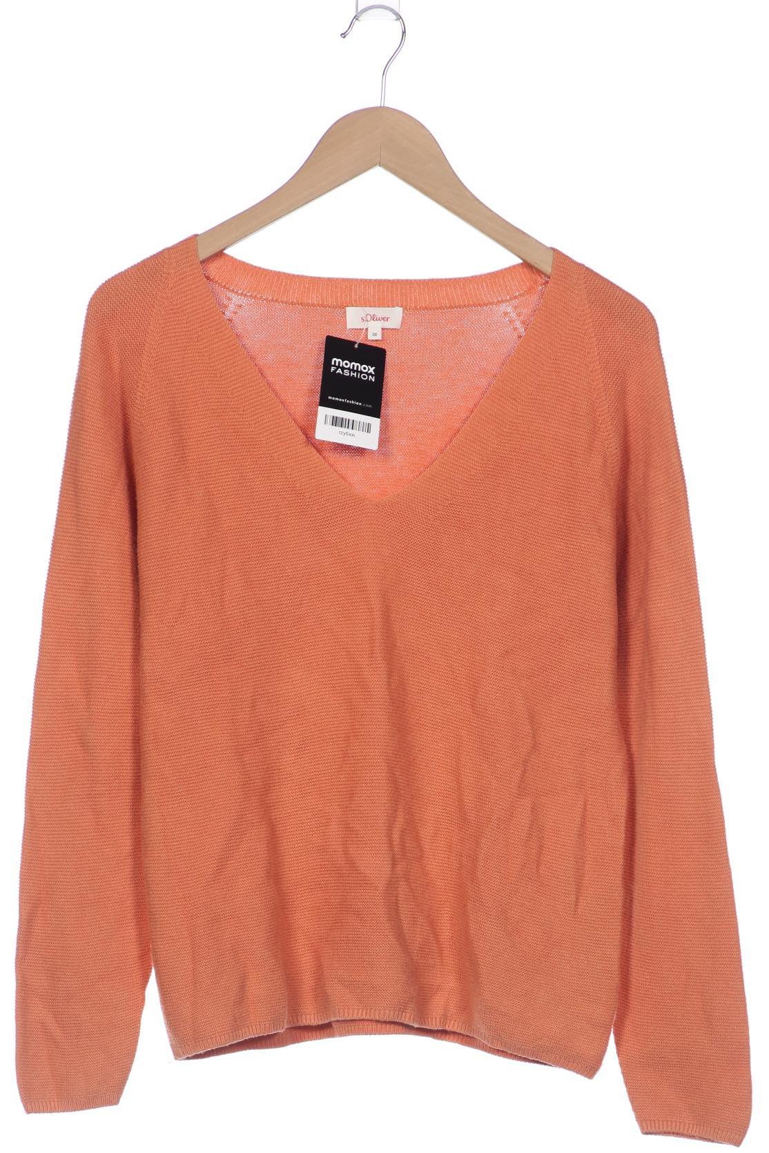 

s.Oliver Damen Pullover, orange, Gr. 36