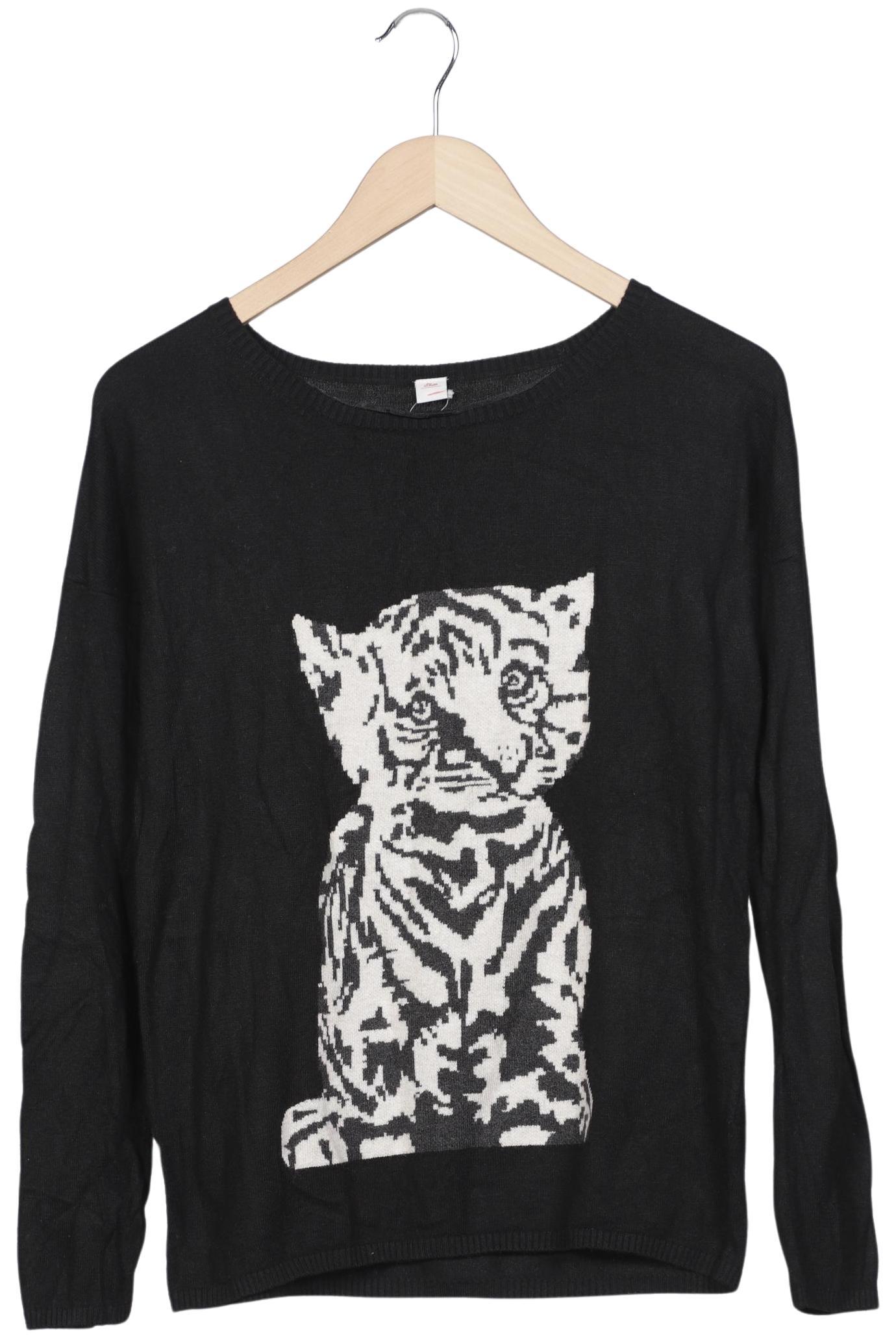 

s.Oliver Damen Pullover, schwarz, Gr. 38