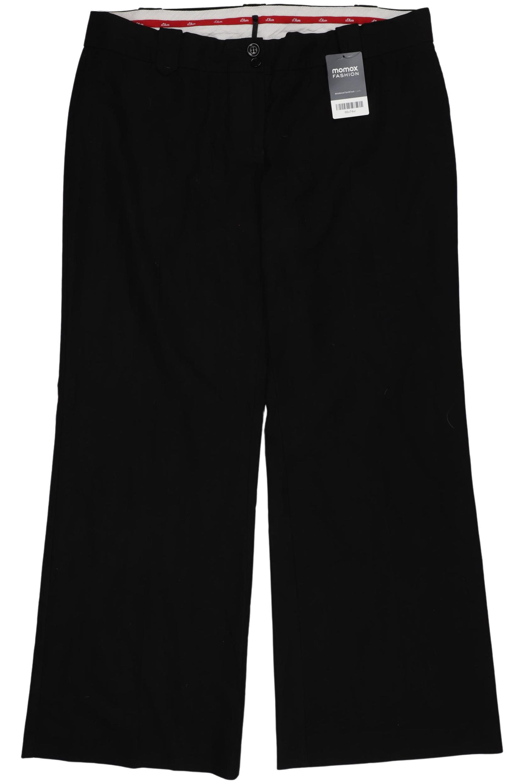 

s.Oliver Damen Stoffhose, schwarz, Gr. 46