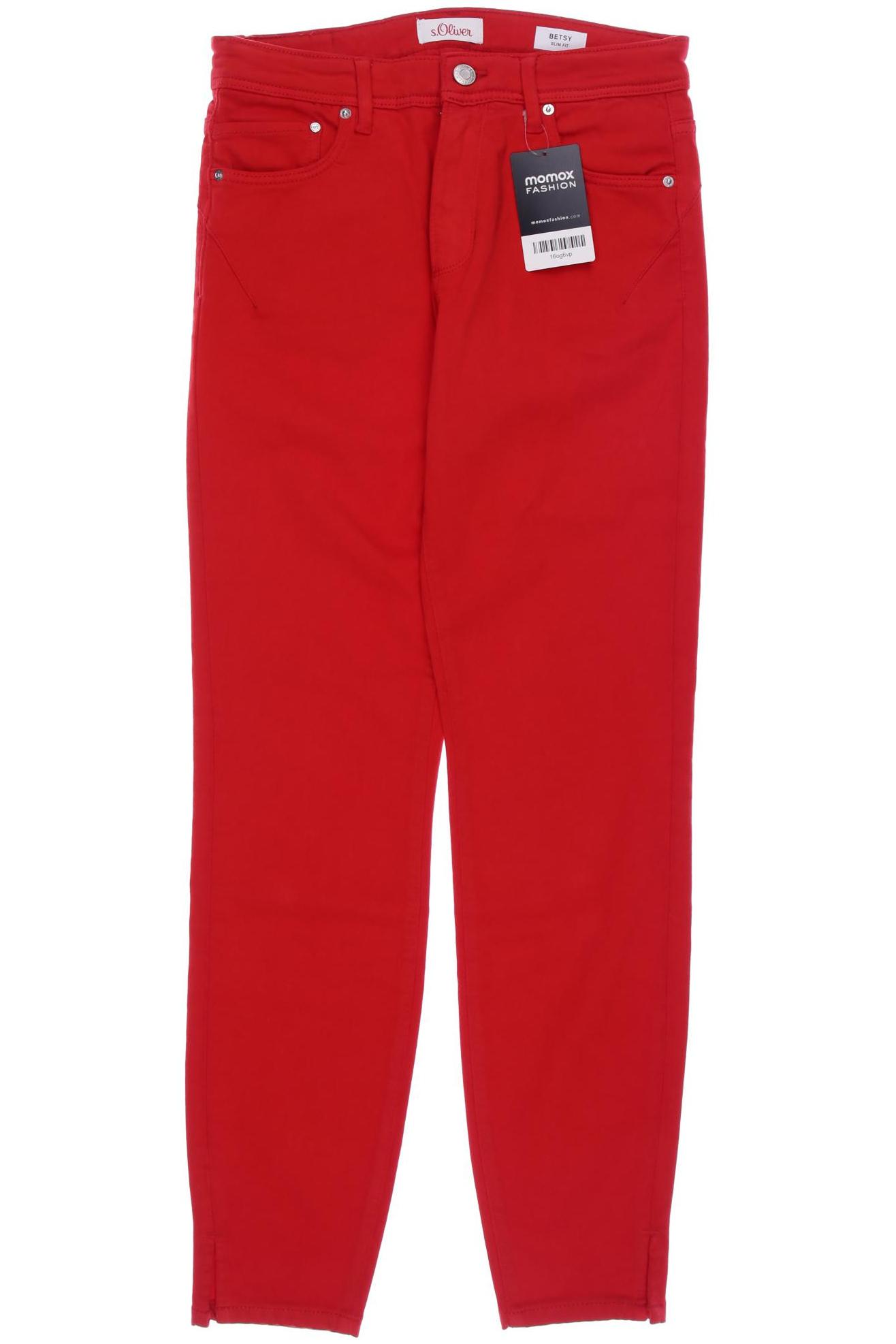 

s.Oliver Damen Jeans, rot, Gr. 26