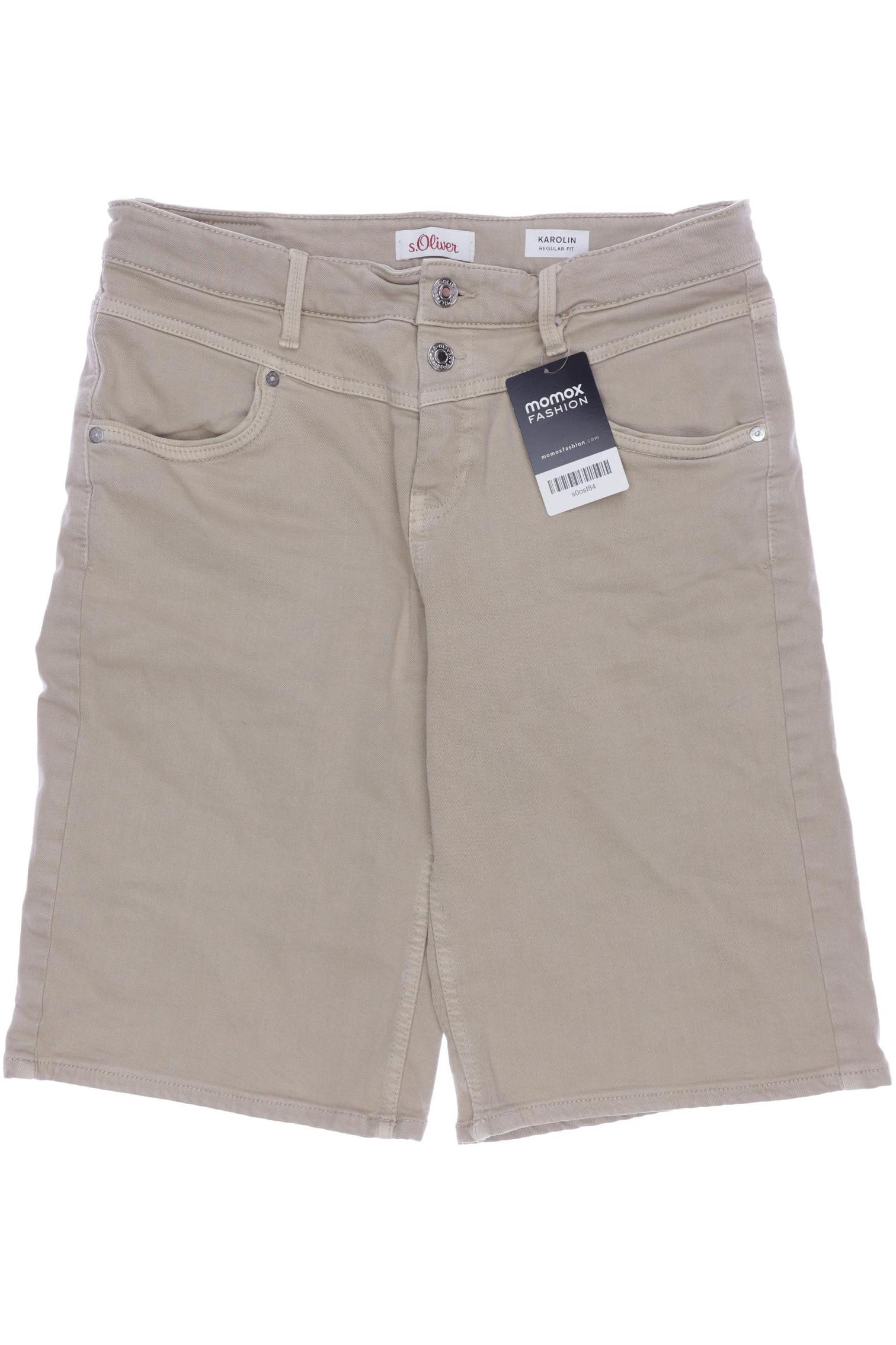 

s.Oliver Damen Shorts, beige, Gr. 36