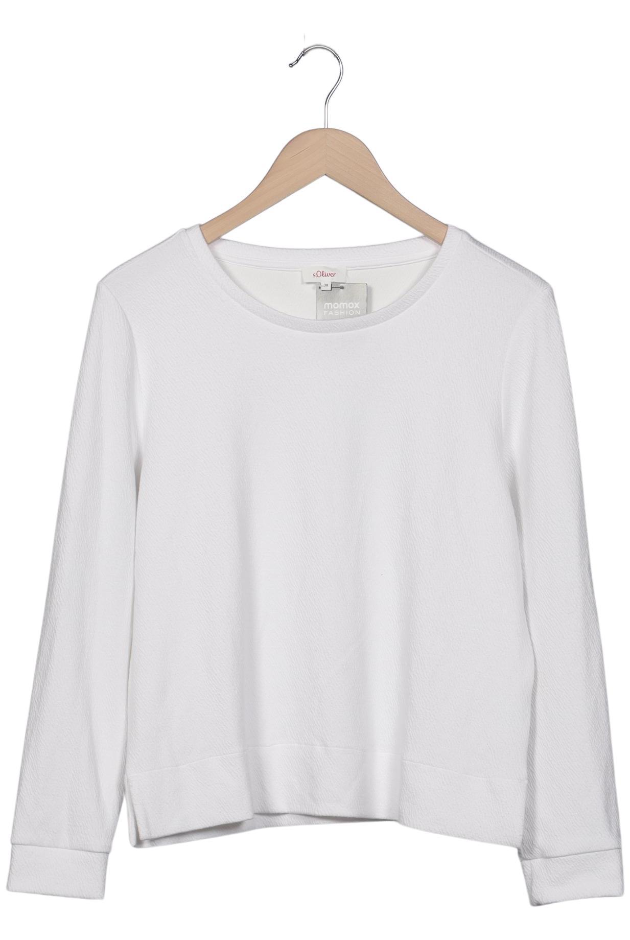 

s.Oliver Damen Sweatshirt, weiß, Gr. 38