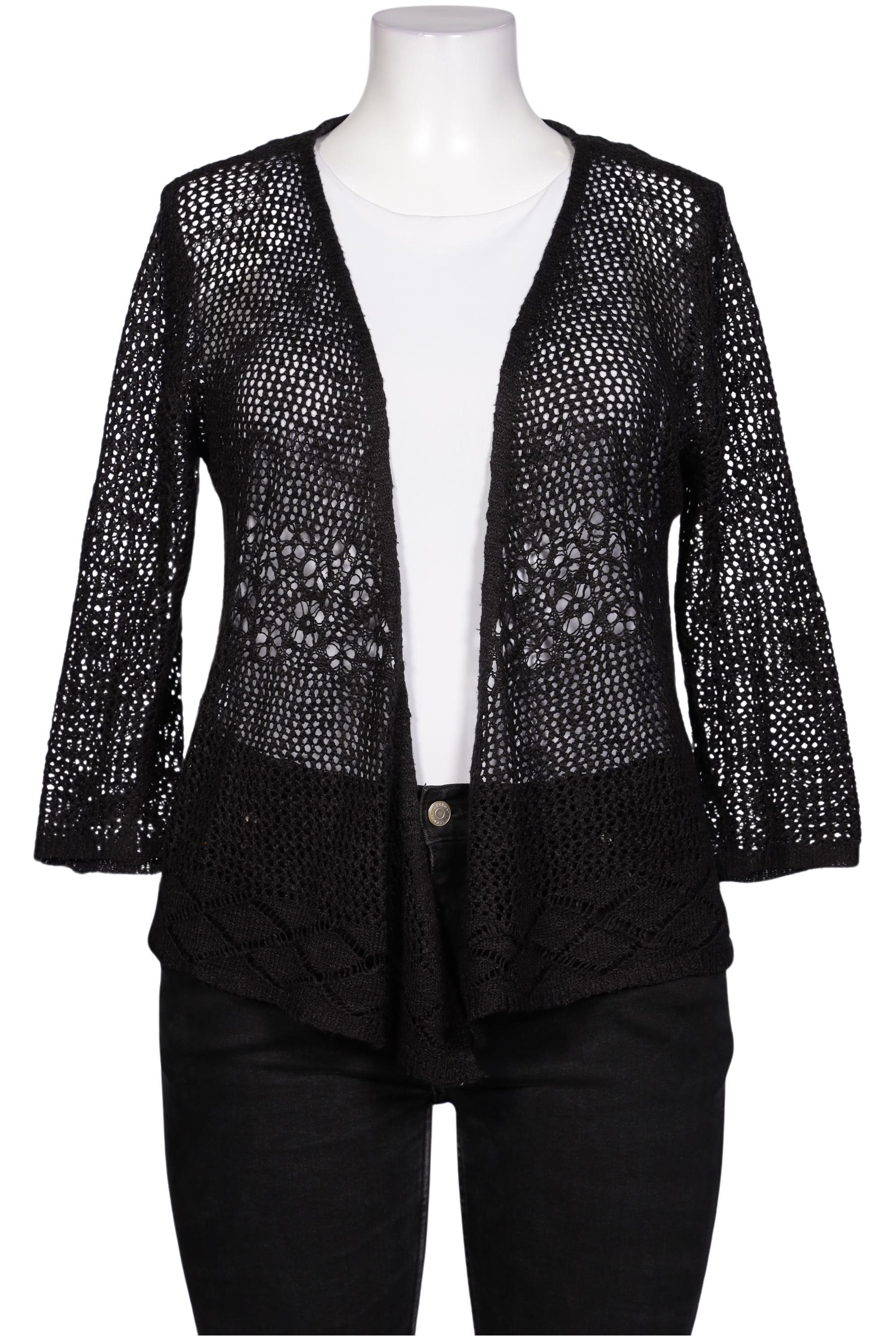 

s.Oliver Damen Strickjacke, schwarz, Gr. 44