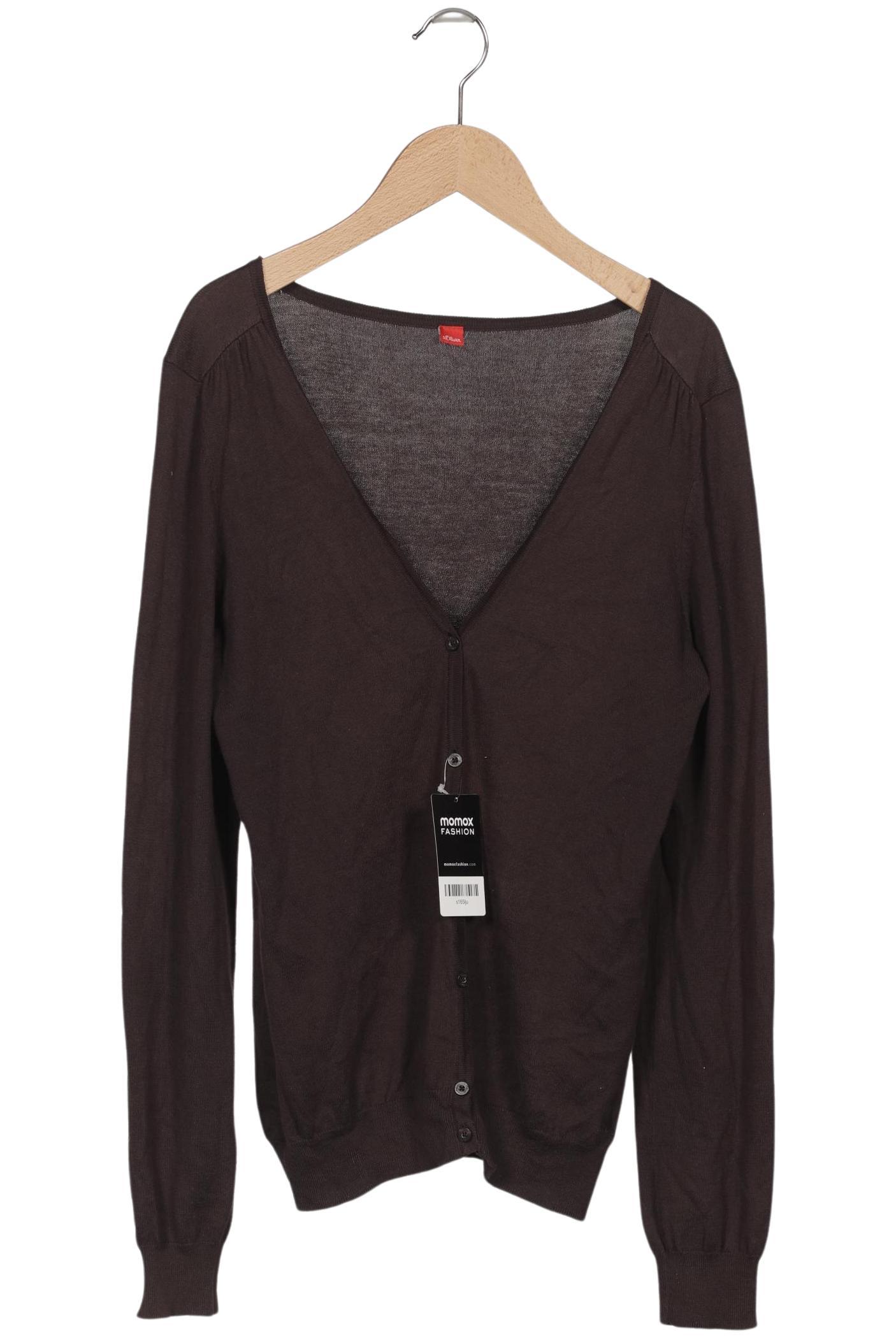 

s.Oliver Damen Strickjacke, braun, Gr. 40