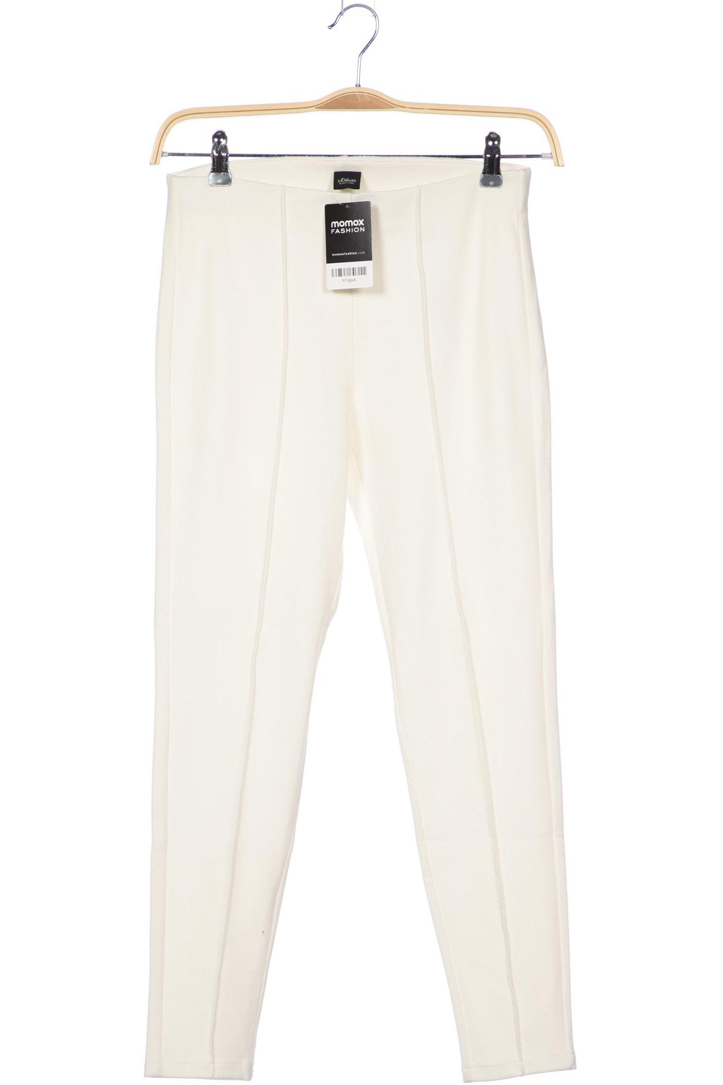 

s.Oliver Damen Stoffhose, weiß