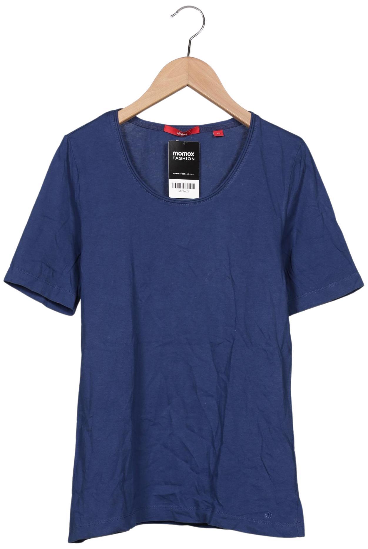 

s.Oliver Damen T-Shirt, marineblau, Gr. 40
