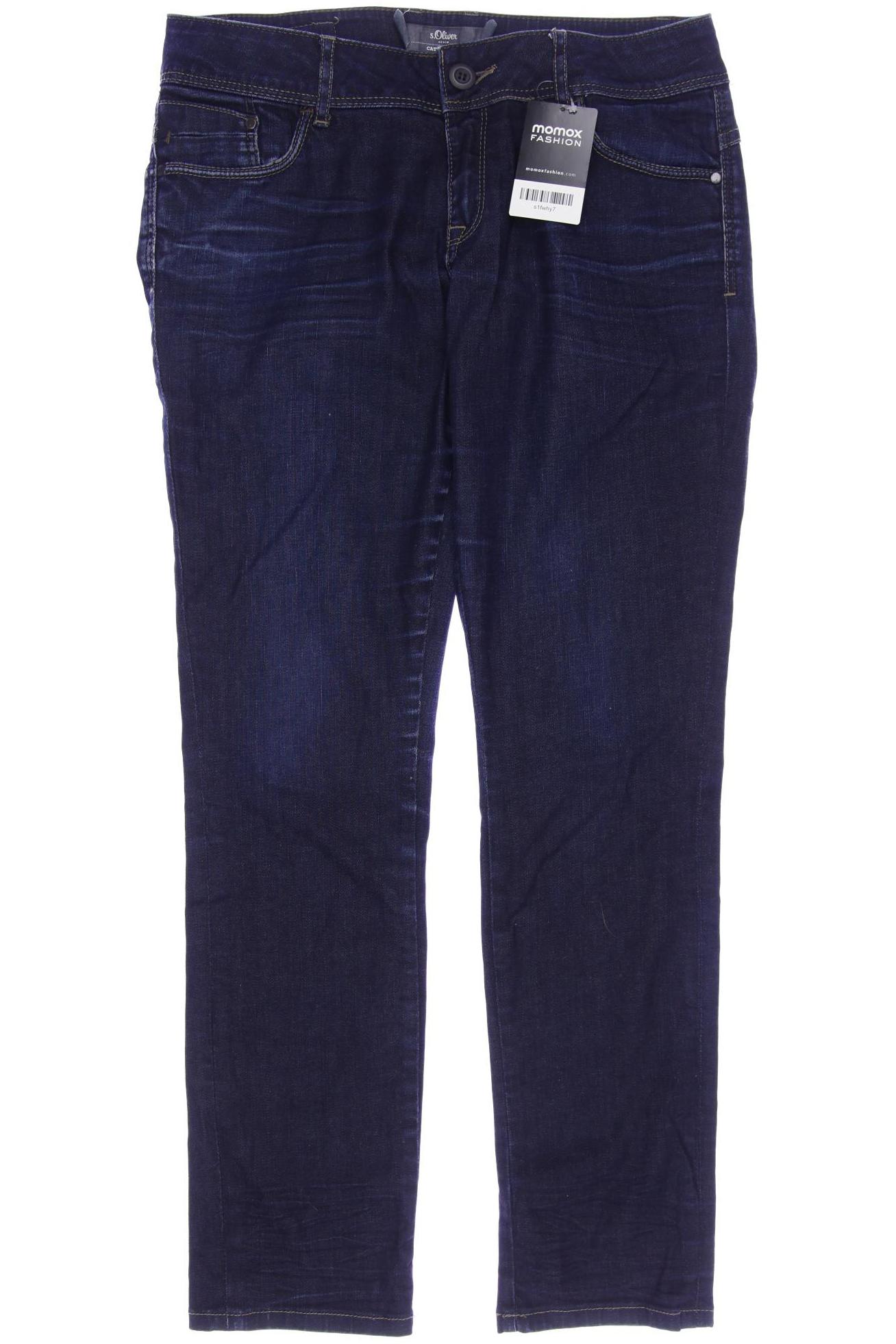 

s.Oliver Damen Jeans, marineblau