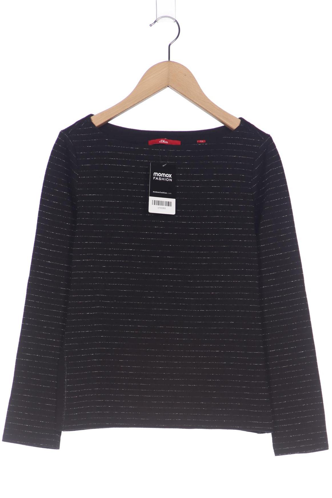 

s.Oliver Damen Sweatshirt, schwarz, Gr. 32