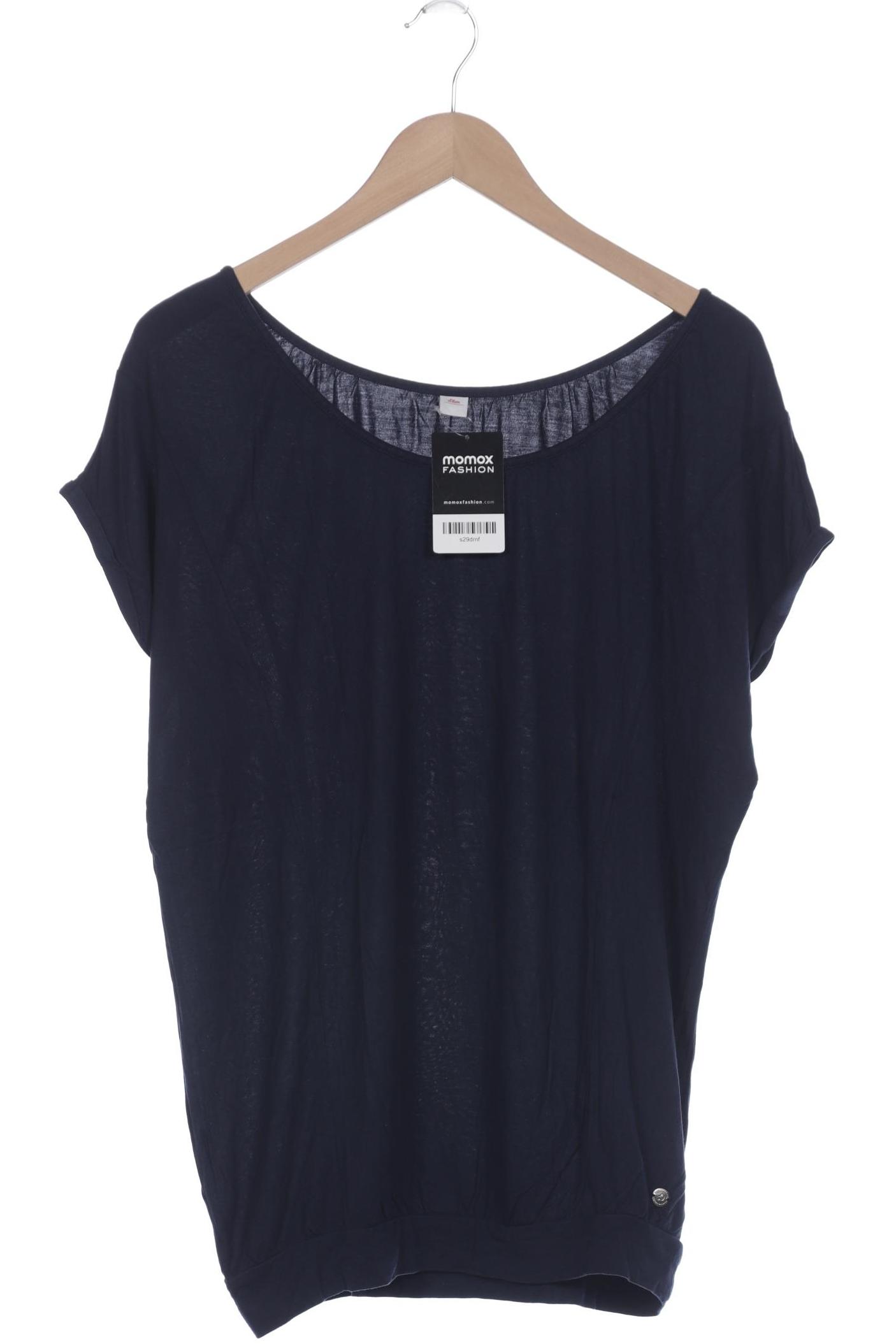 

s.Oliver Damen T-Shirt, marineblau, Gr. 40