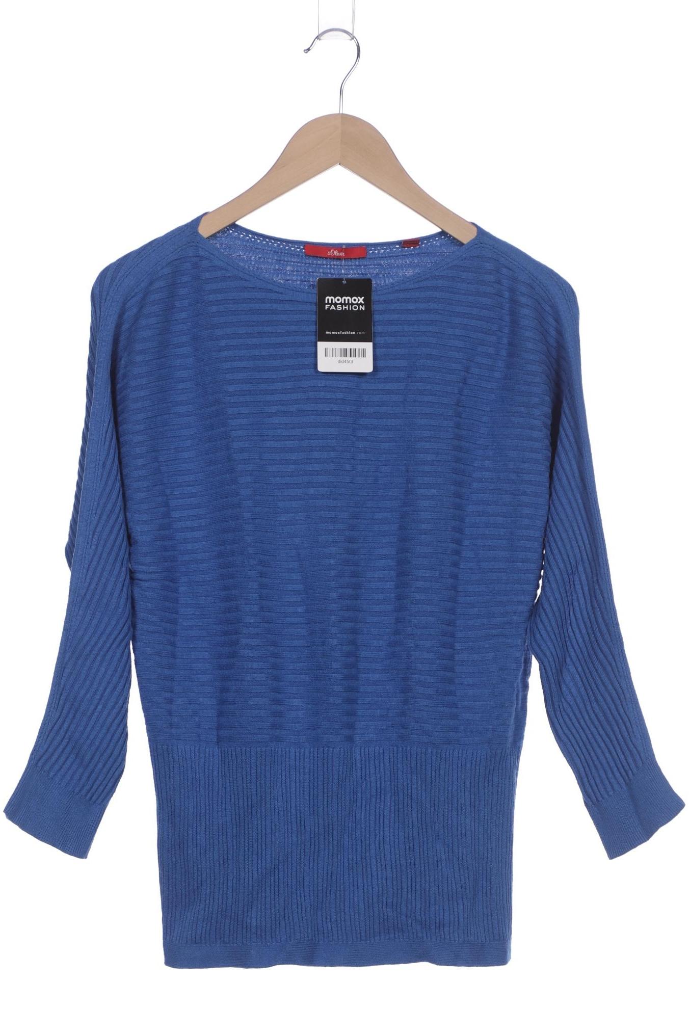 

s.Oliver Damen Pullover, blau, Gr. 38