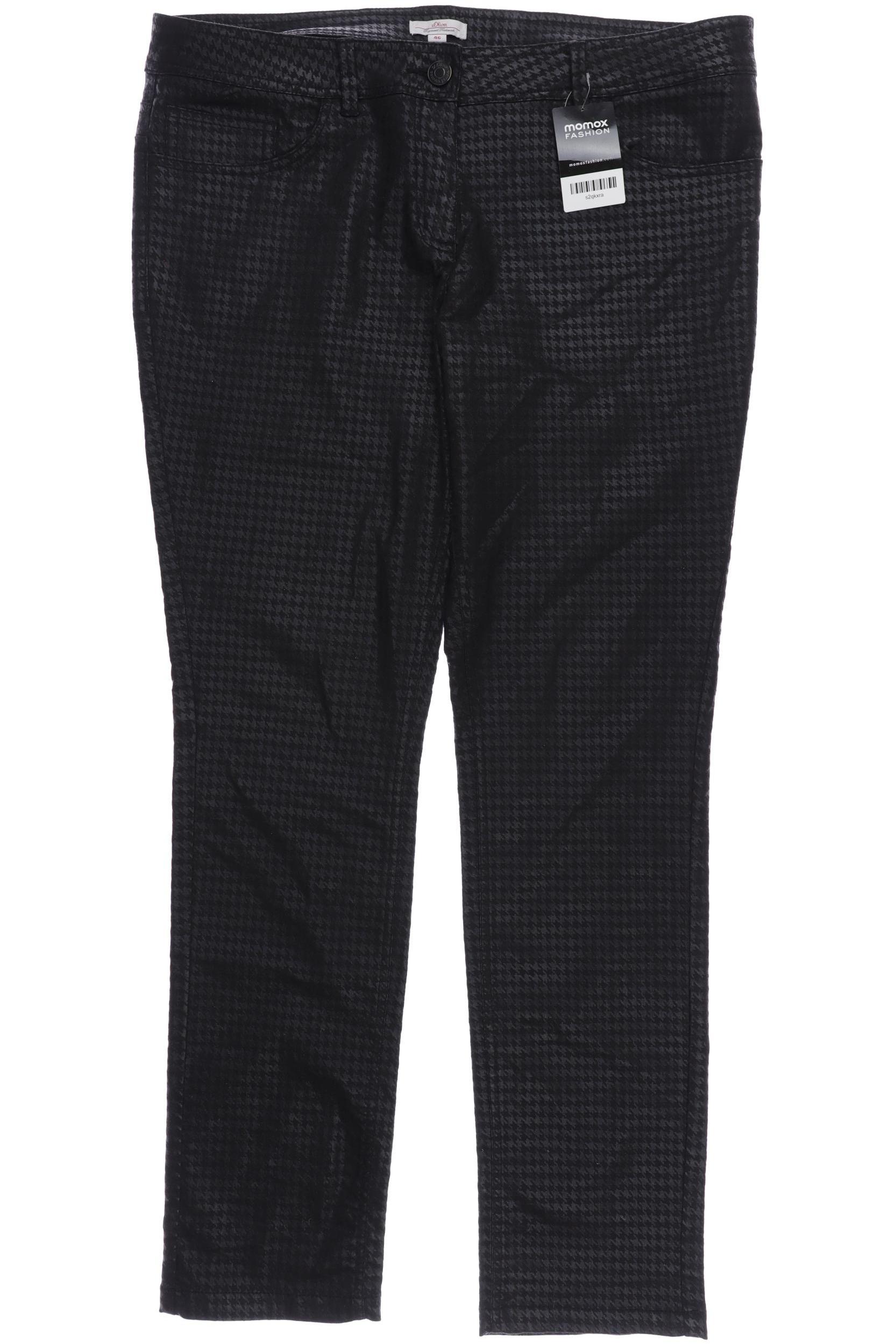 

s.Oliver Damen Stoffhose, schwarz, Gr. 46
