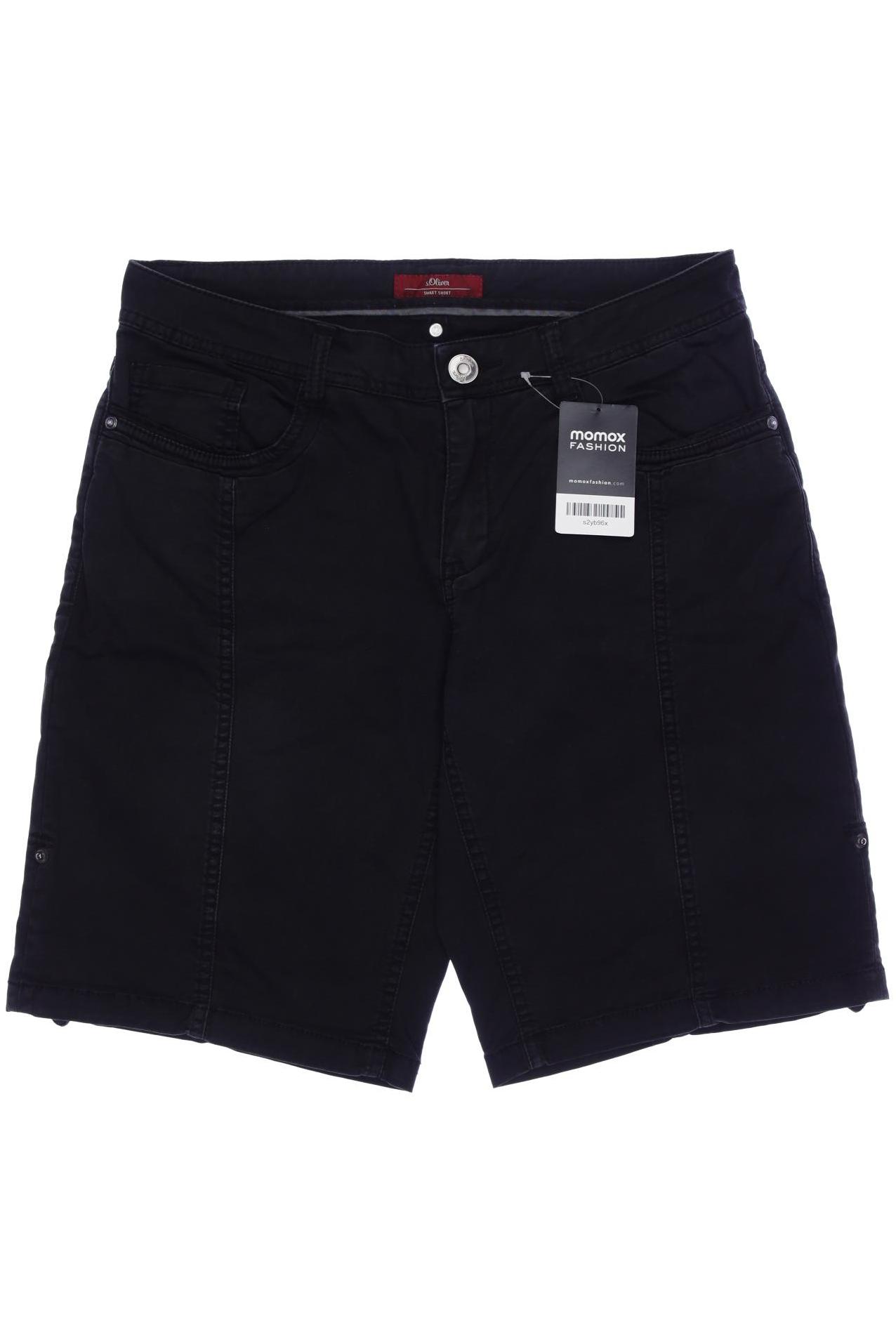 

s.Oliver Damen Shorts, schwarz