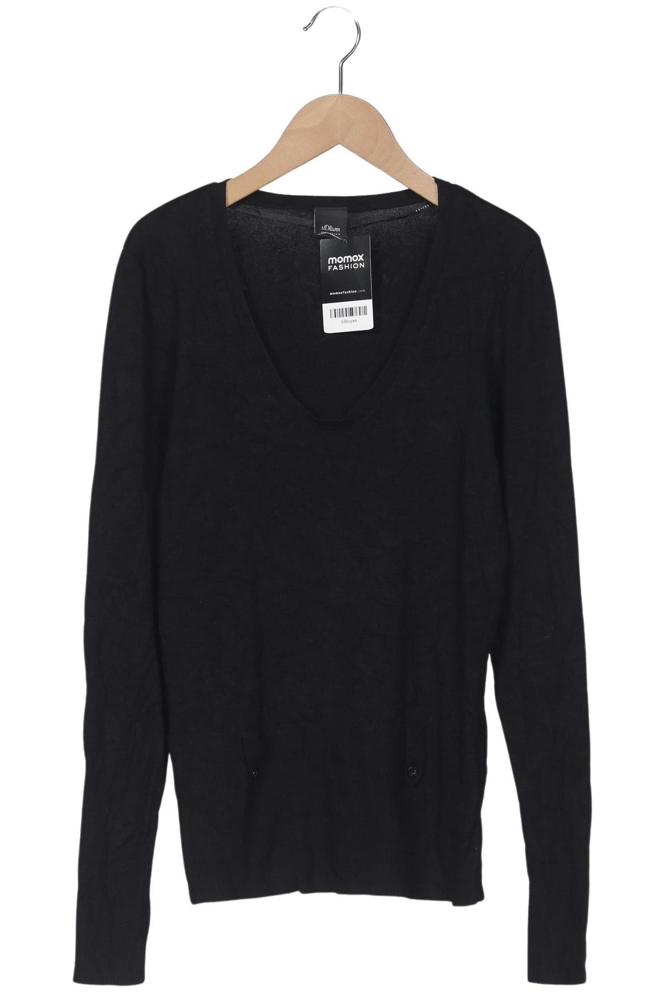 

s.Oliver Damen Pullover, schwarz, Gr. 36