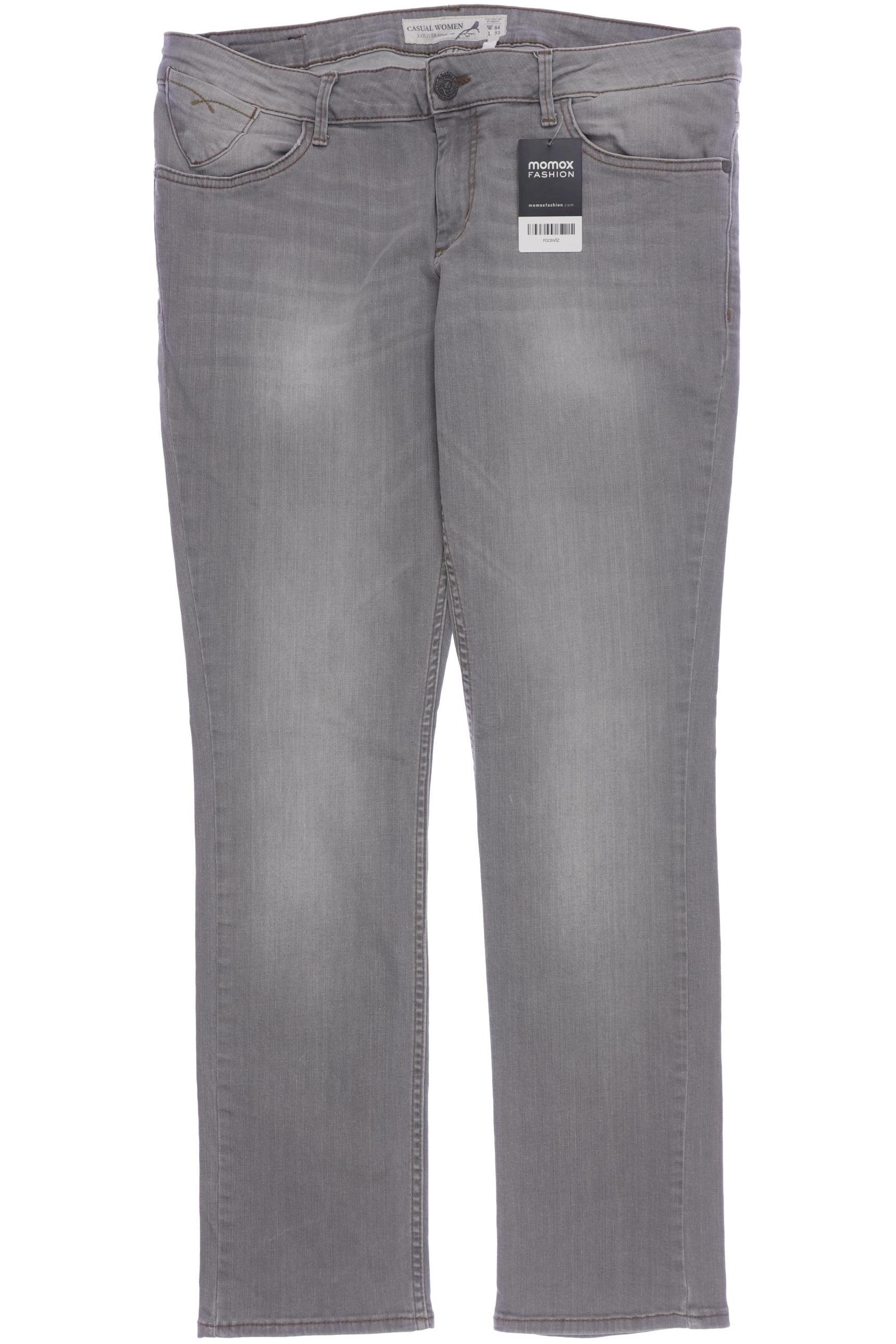 

s.Oliver Damen Jeans, grau, Gr. 44
