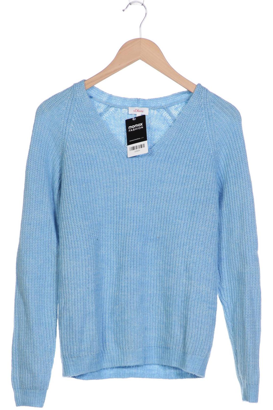

s.Oliver Damen Pullover, blau, Gr. 36
