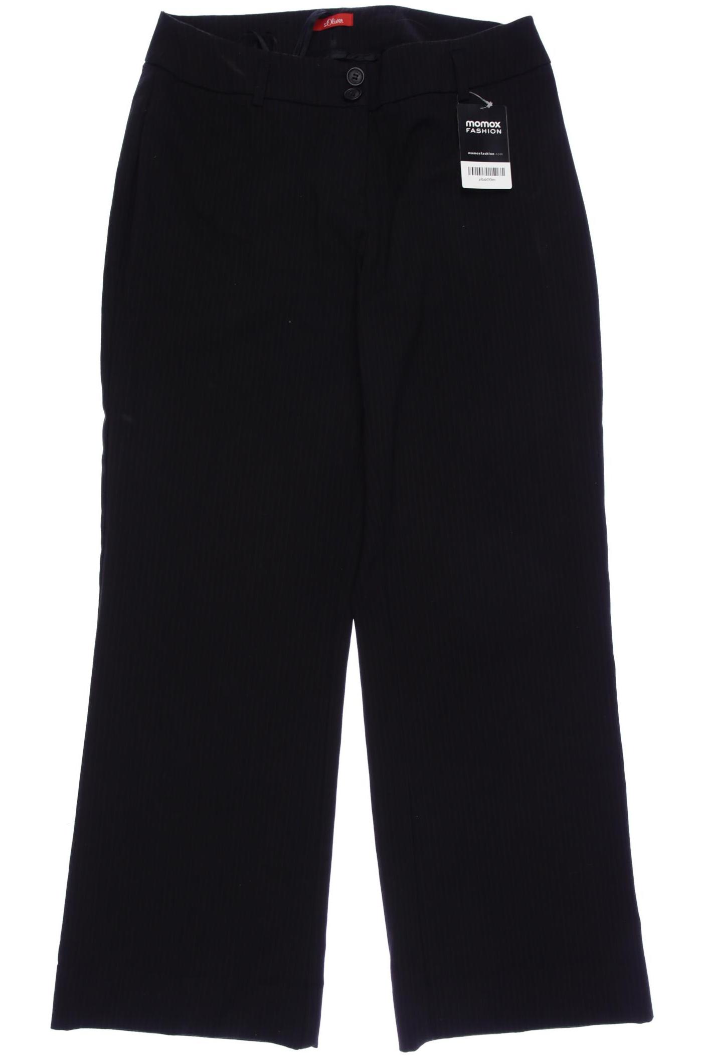 

s.Oliver Damen Stoffhose, schwarz, Gr. 42