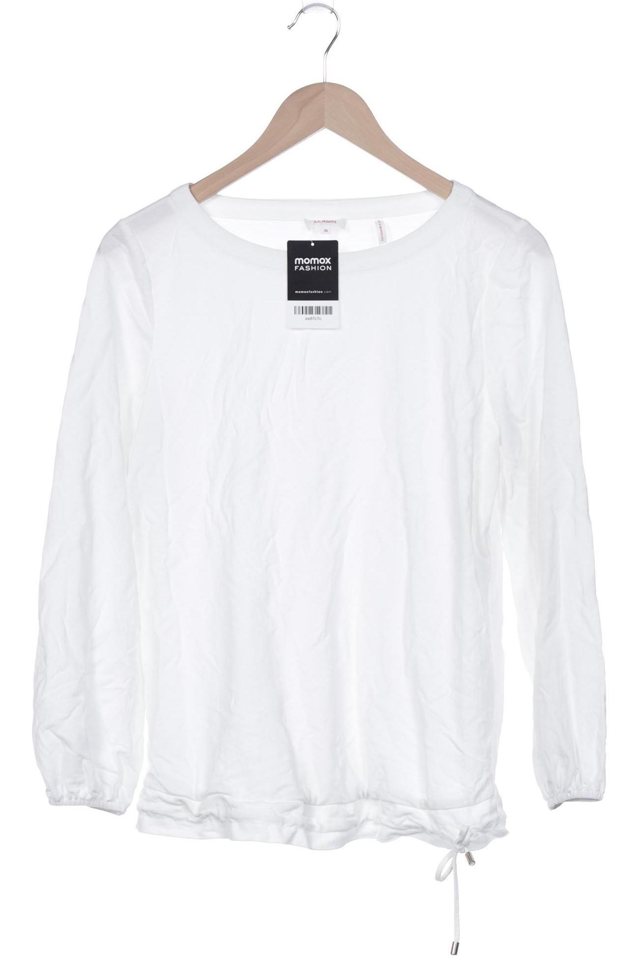 

s.Oliver Damen Langarmshirt, weiß, Gr. 36