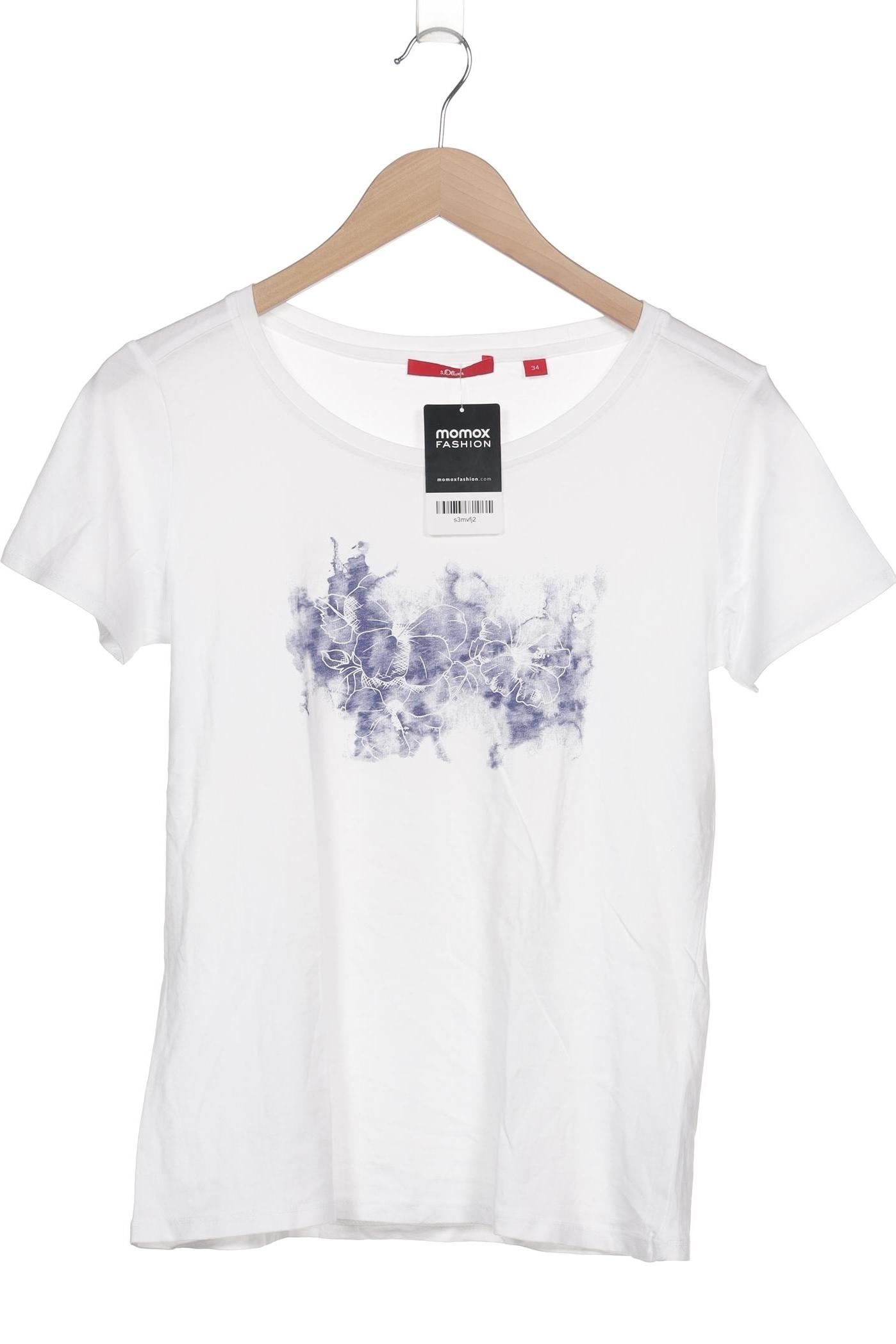 

s.Oliver Damen T-Shirt, weiß, Gr. 34