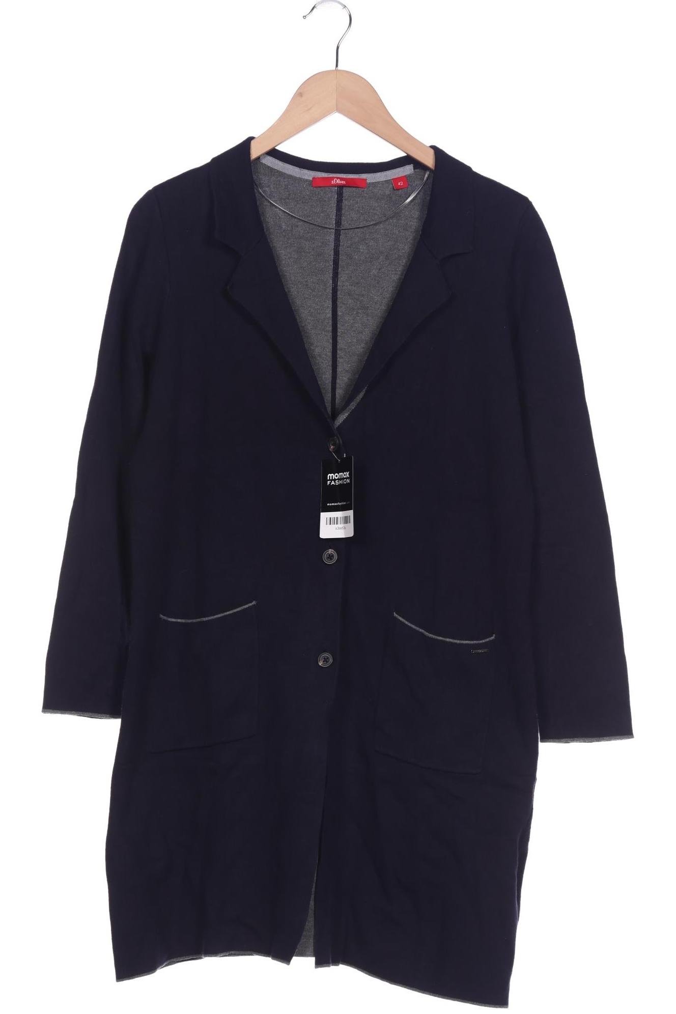 

s.Oliver Damen Strickjacke, marineblau, Gr. 42