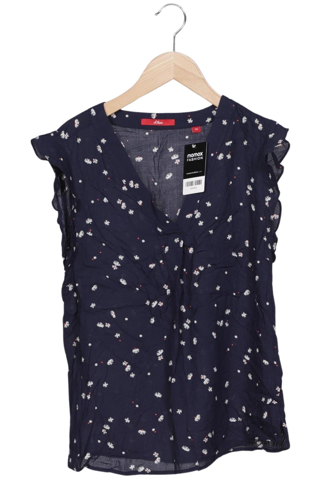 

s.Oliver Damen Bluse, marineblau, Gr. 38
