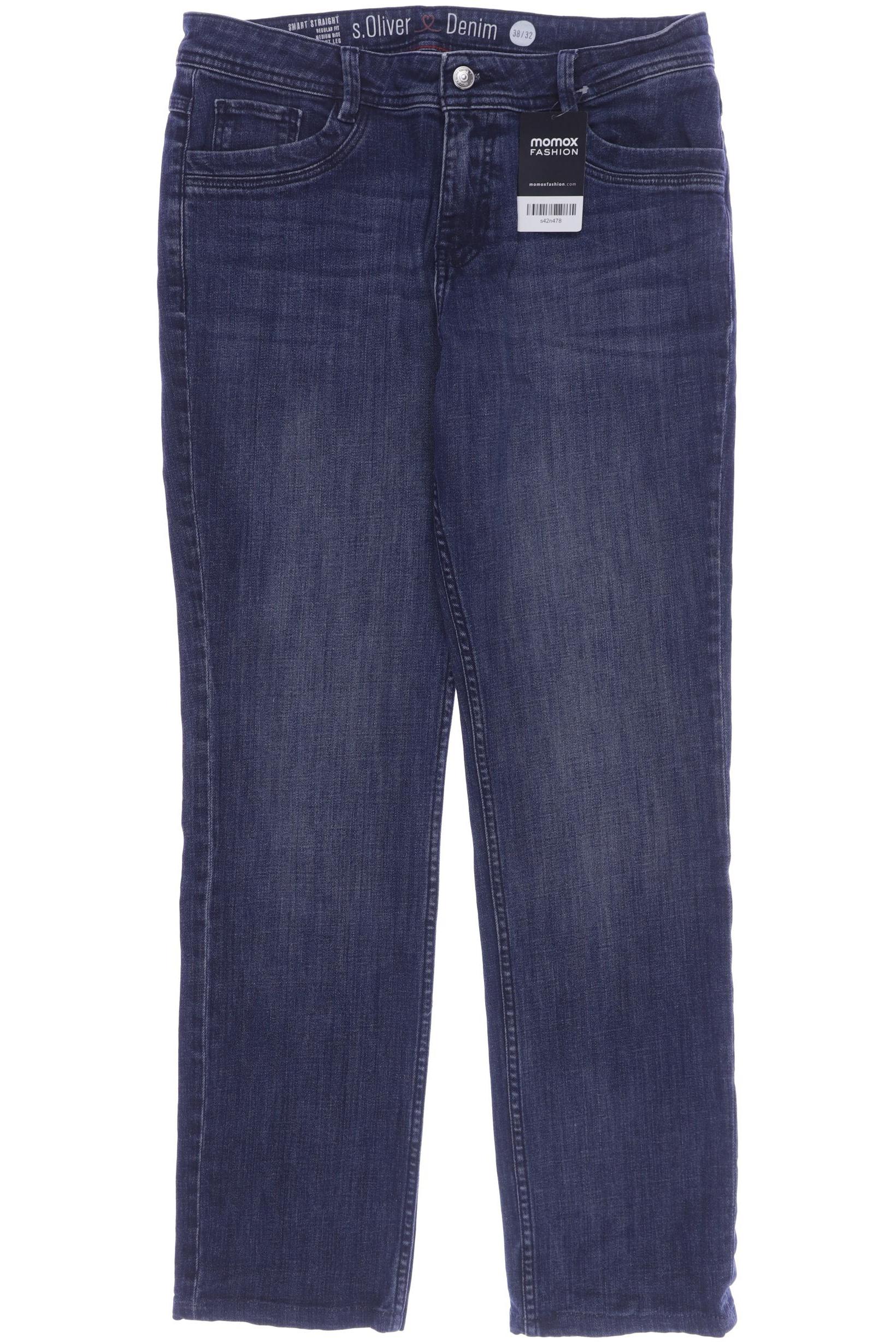 

s.Oliver Damen Jeans, marineblau