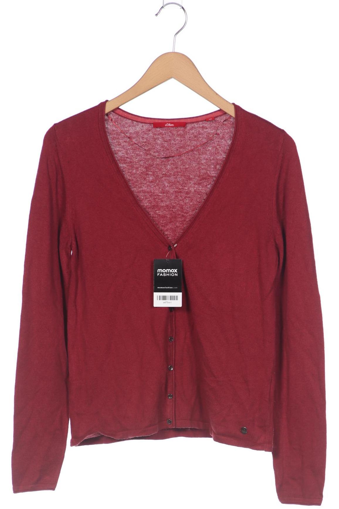 

s.Oliver Damen Strickjacke, bordeaux, Gr. 36