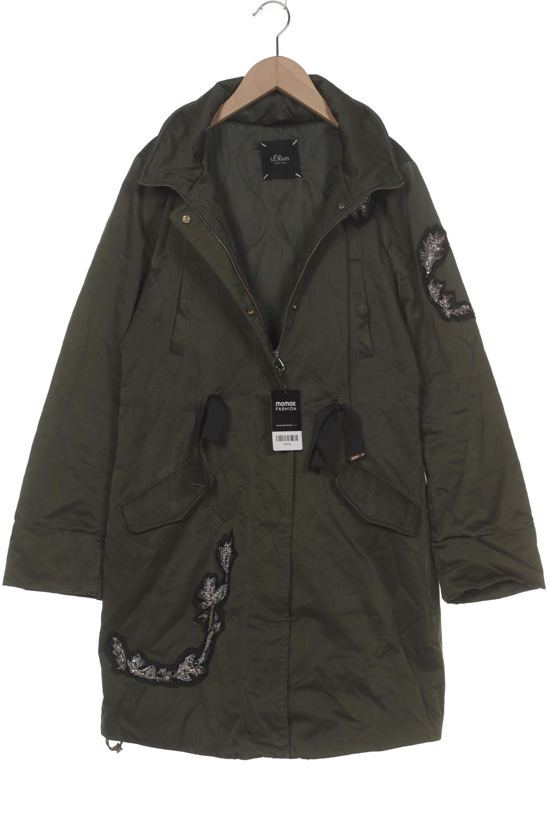 

s.Oliver Damen Mantel, grün, Gr. 36