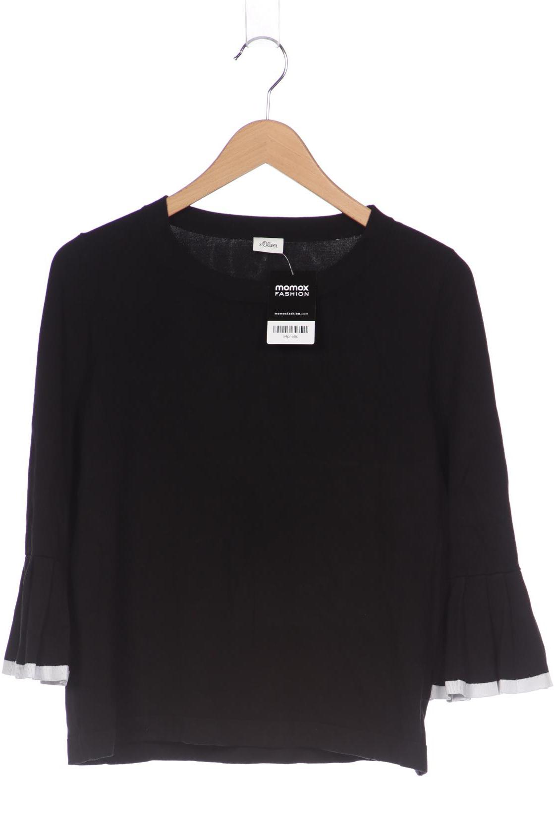

s.Oliver Damen Pullover, schwarz