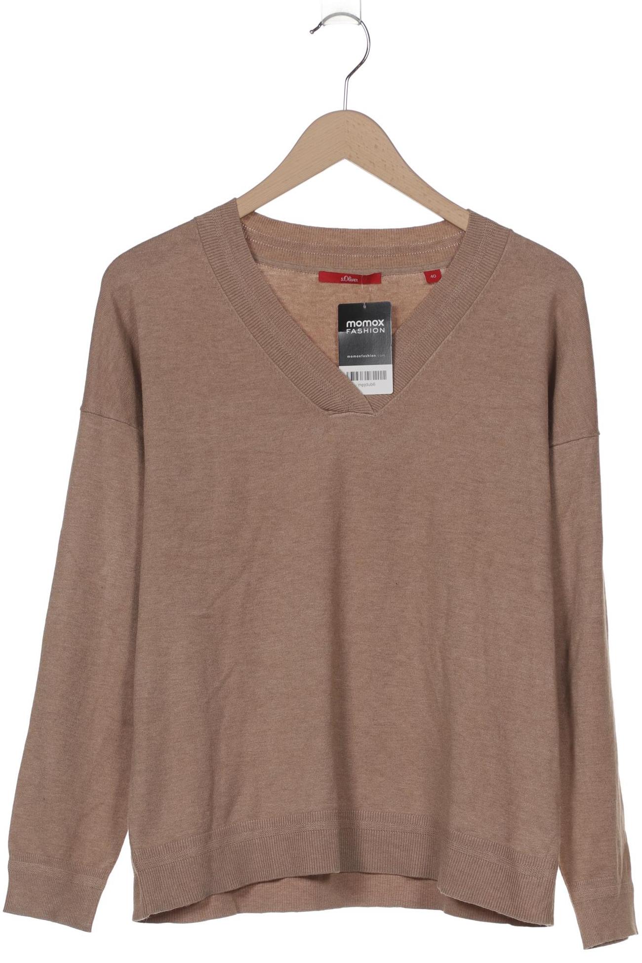 

s.Oliver Damen Pullover, beige, Gr. 40