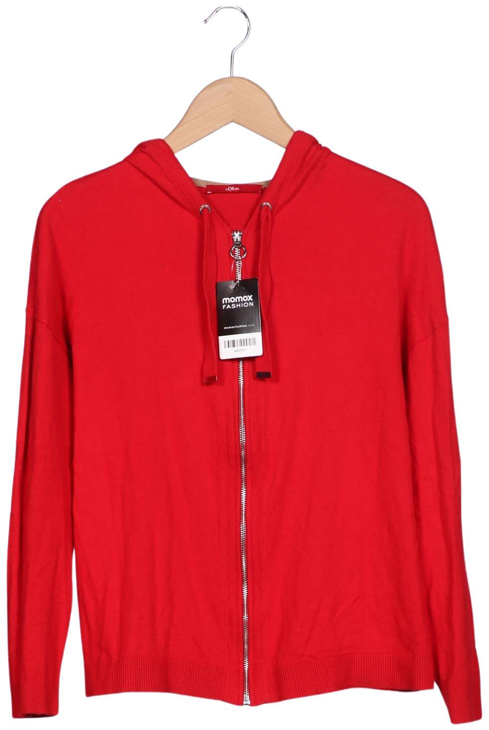 

s.Oliver Damen Kapuzenpullover, rot, Gr. 38